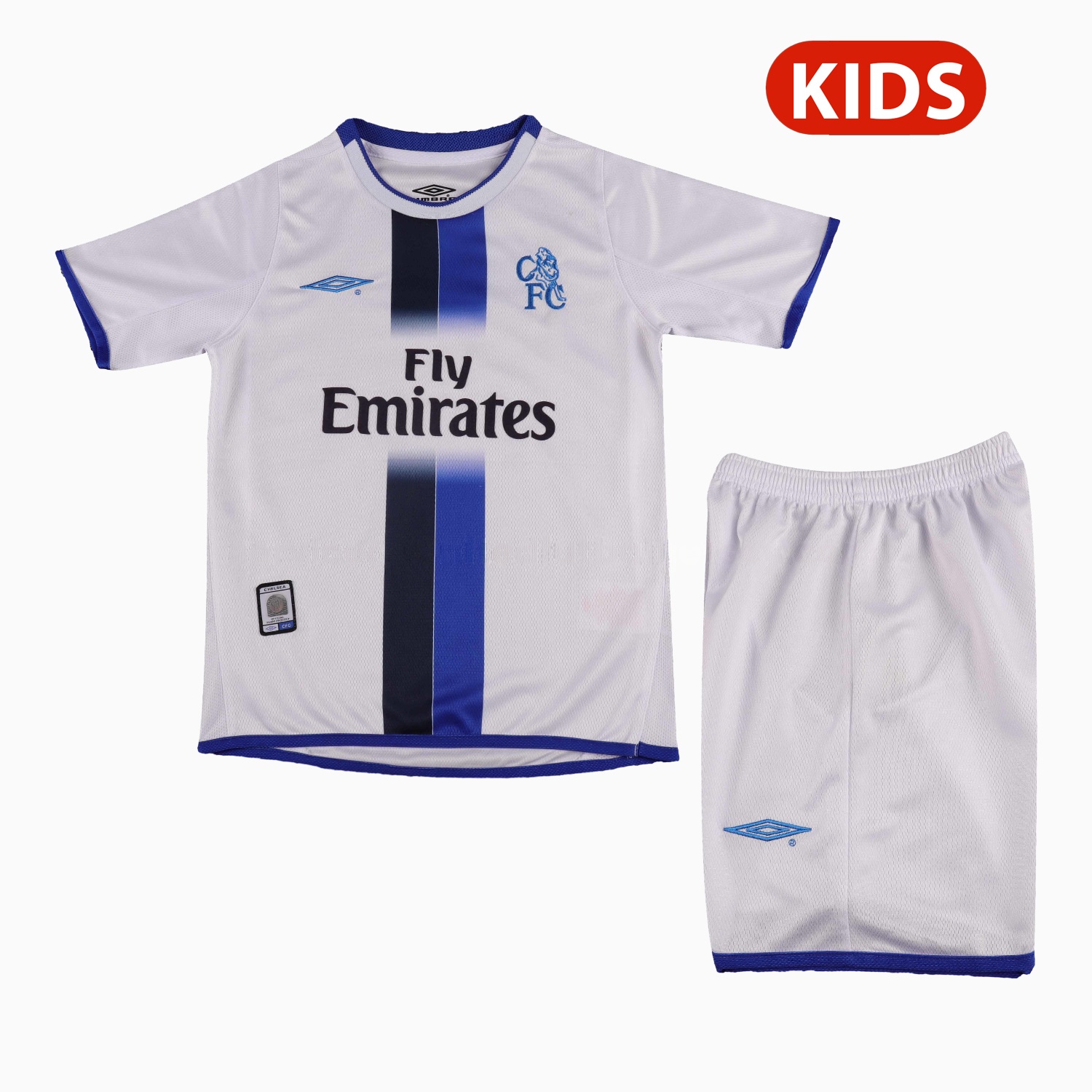 Retro C.H.E.L.S.E.A 2003-04 Away Kids Kit - JerseysGala
