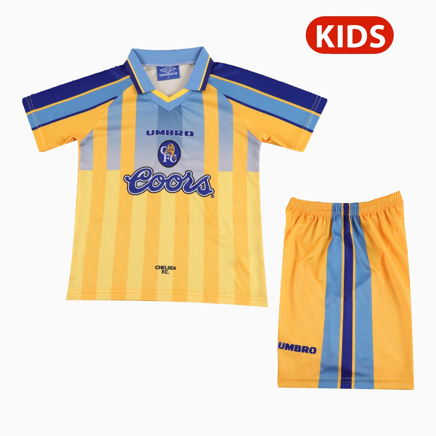 Retro C.H.E.L.S.E.A 1995-97 Away Kids Kit - JerseysGala