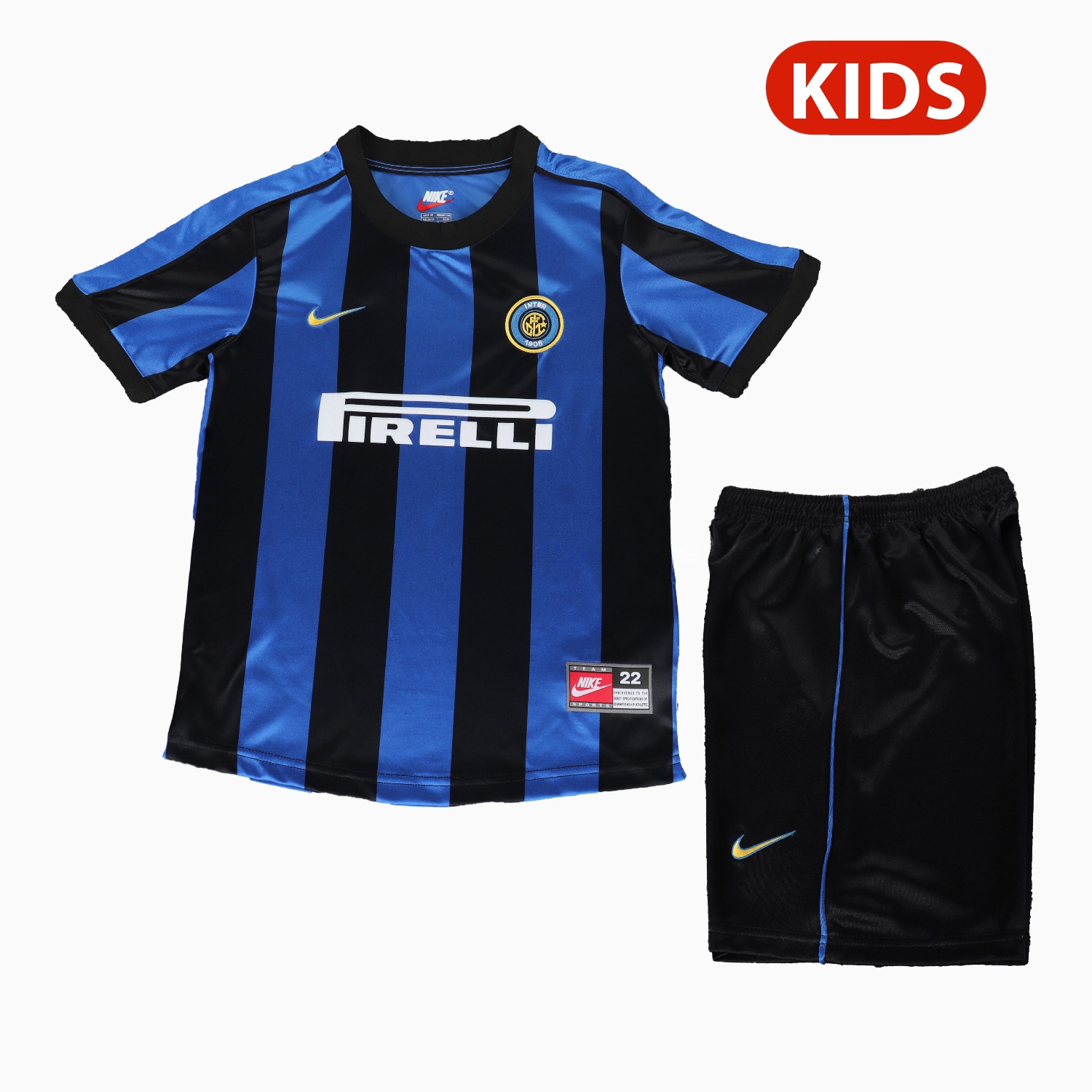 Retro Inter Milan 1999-00 Home Kids Kit - JerseysGala