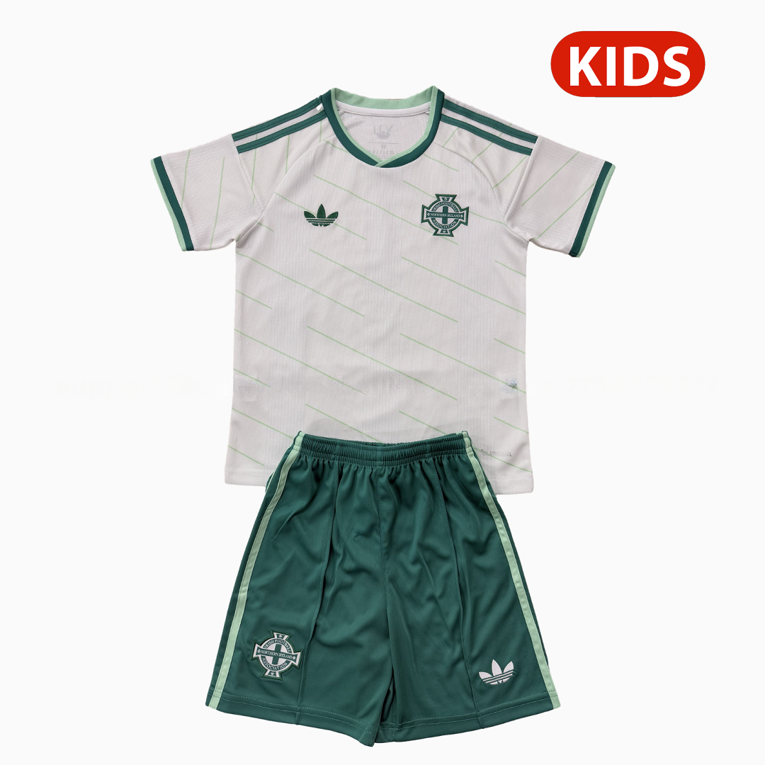 Northern Ireland 26-27 Away Kids Kit - JerseysGala