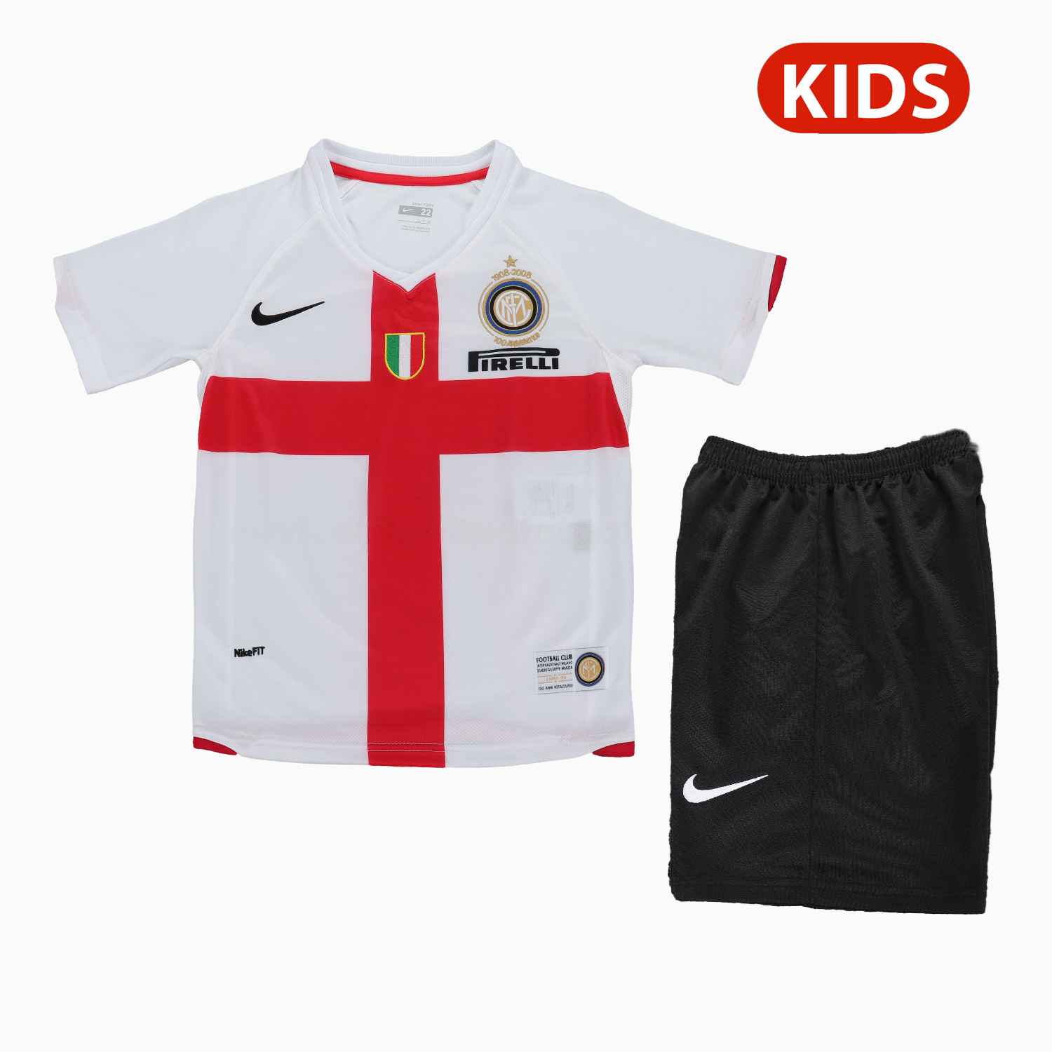Retro Inter Milan 2007-08 Away Kids Kit - JerseysGala