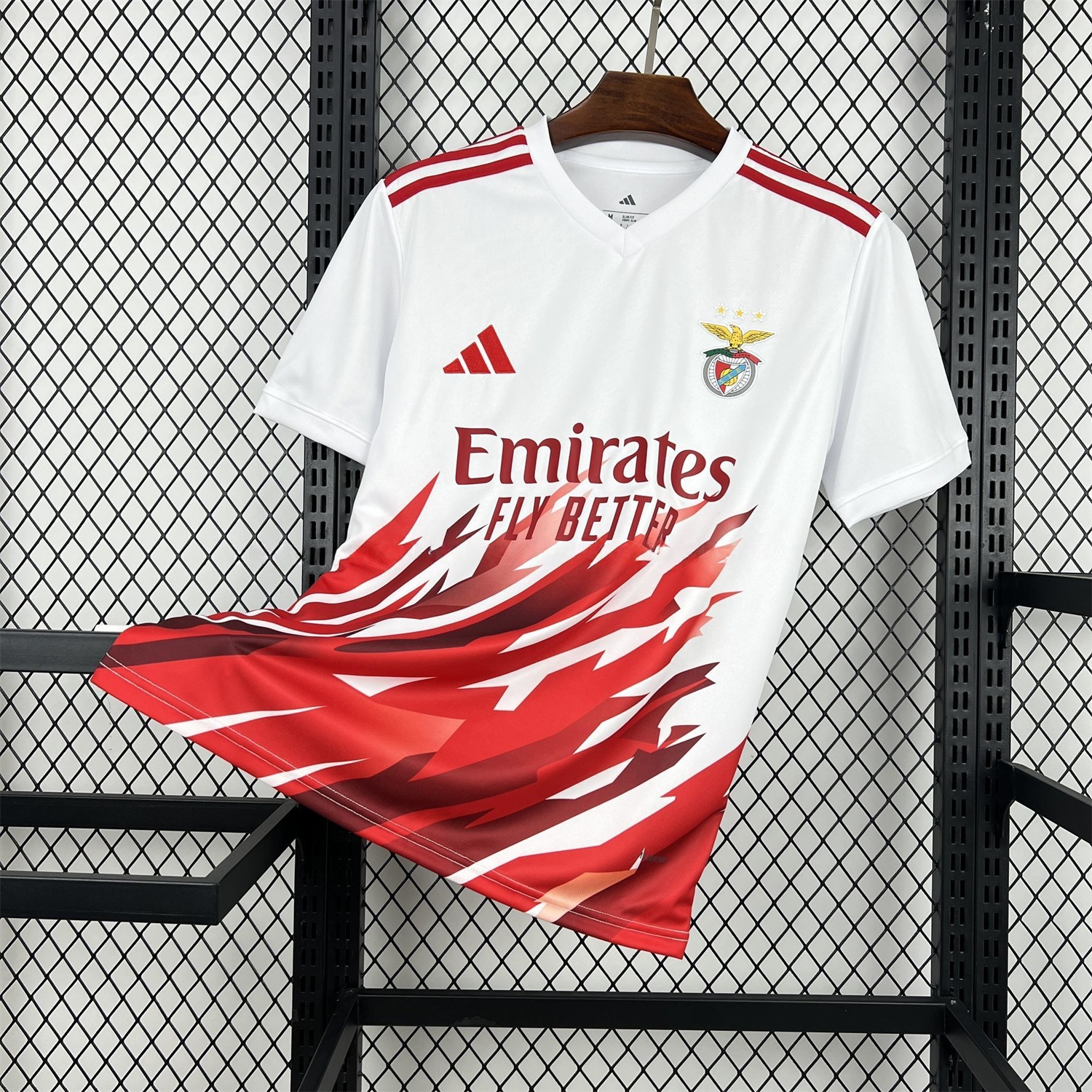 Benfica 25-26 Red And White Jersey - Fans Version - JerseysGala