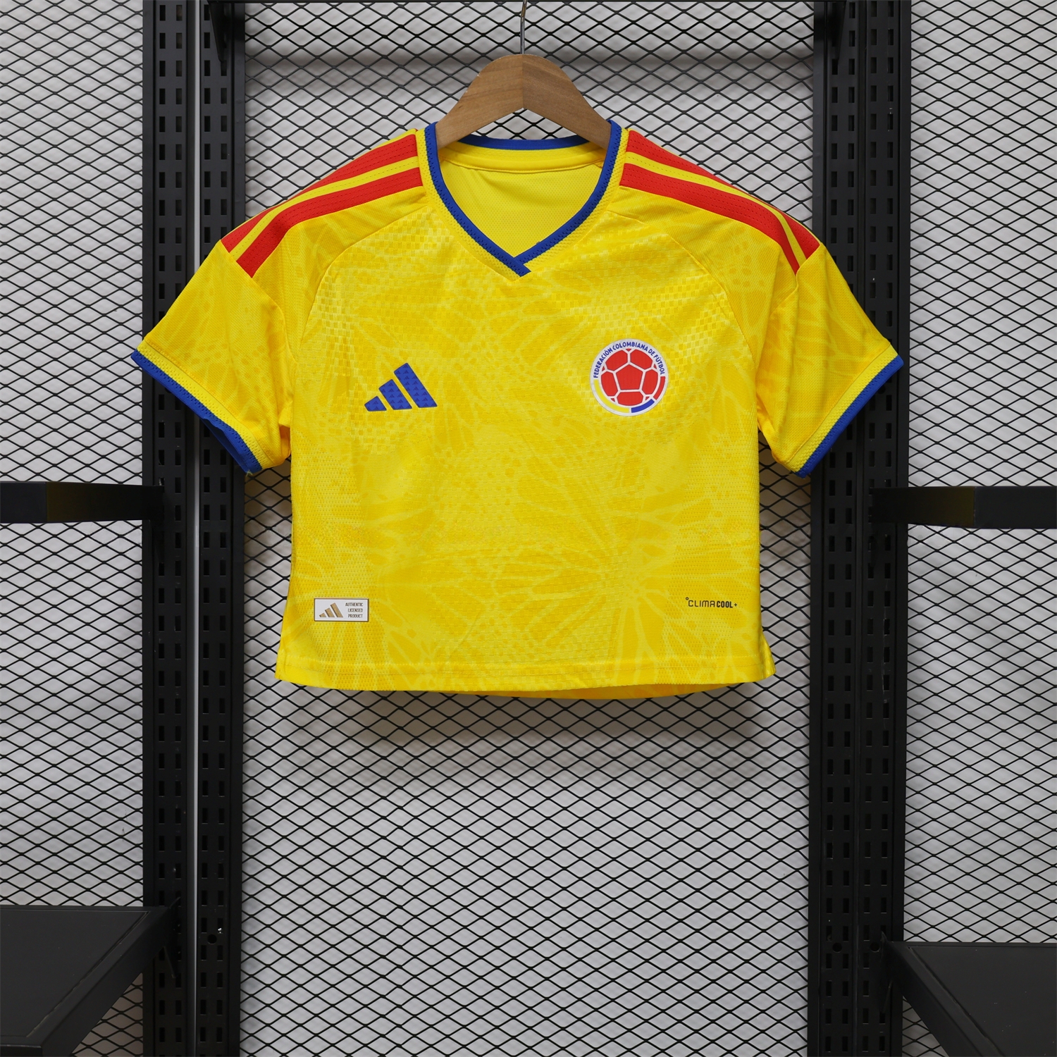 Women's Colombia 2026 Home Cropped Jersey - Player Version - JerseysGala