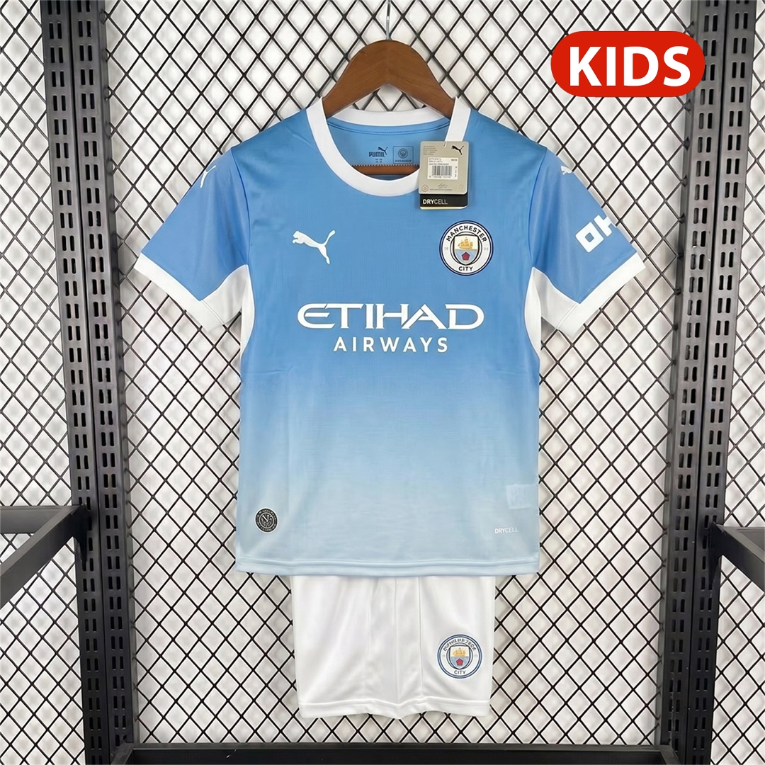 Manchester City 26-27 Home Kids Kit - JerseysGala