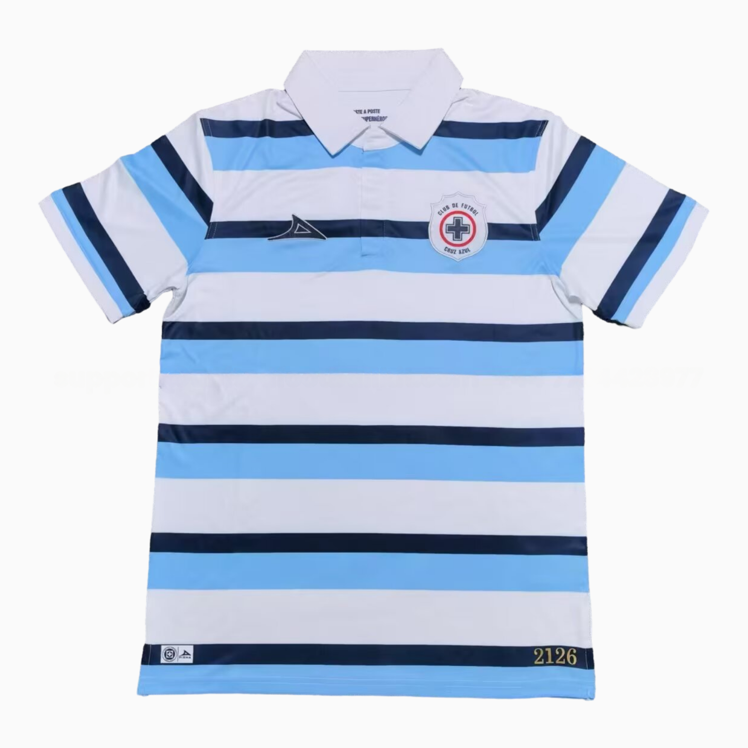 Cruz Azul 25-26 Marín Blue White stripes Special Jersey - Fans Version - JerseysGala