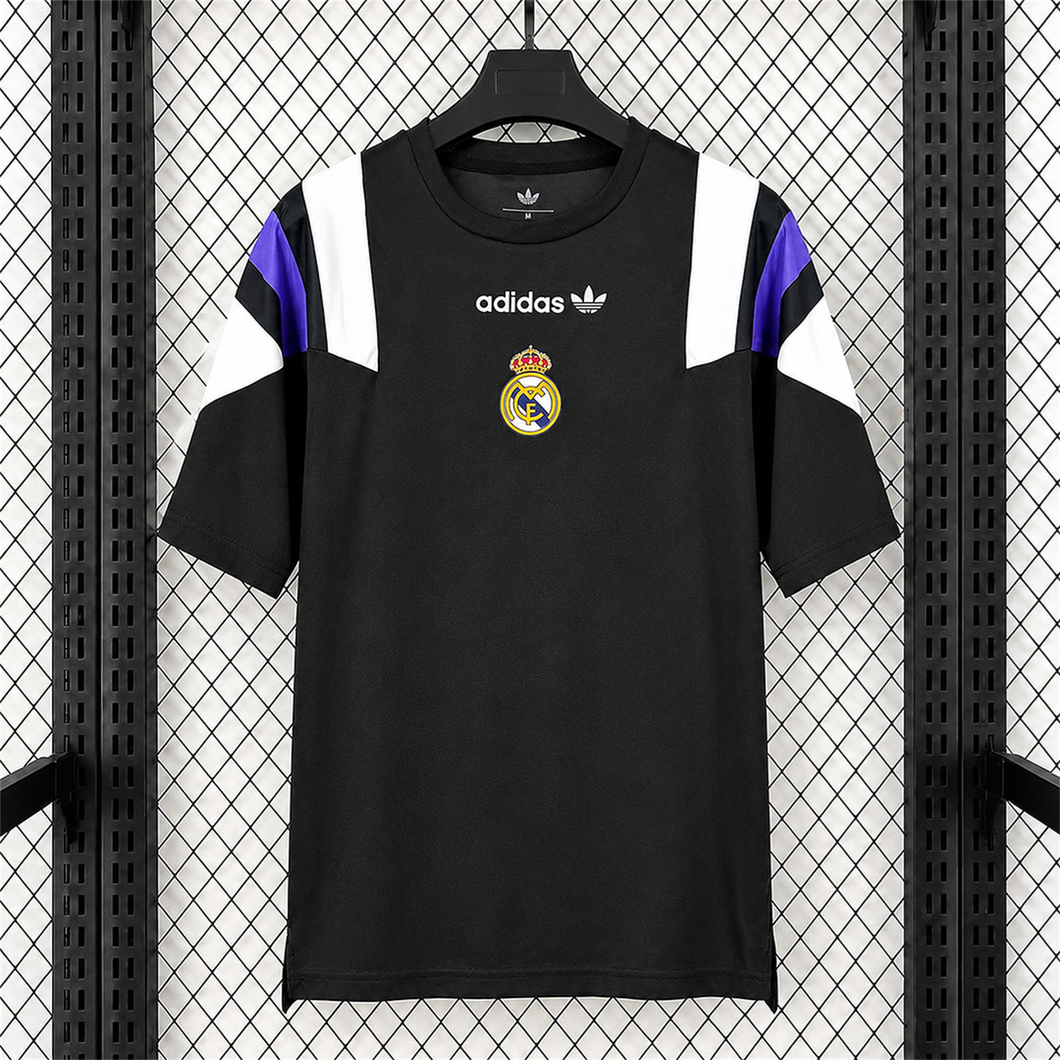 Real Madrid 26-27 x EQT Cotton Black Special Jersey - Fans Version - JerseysGala