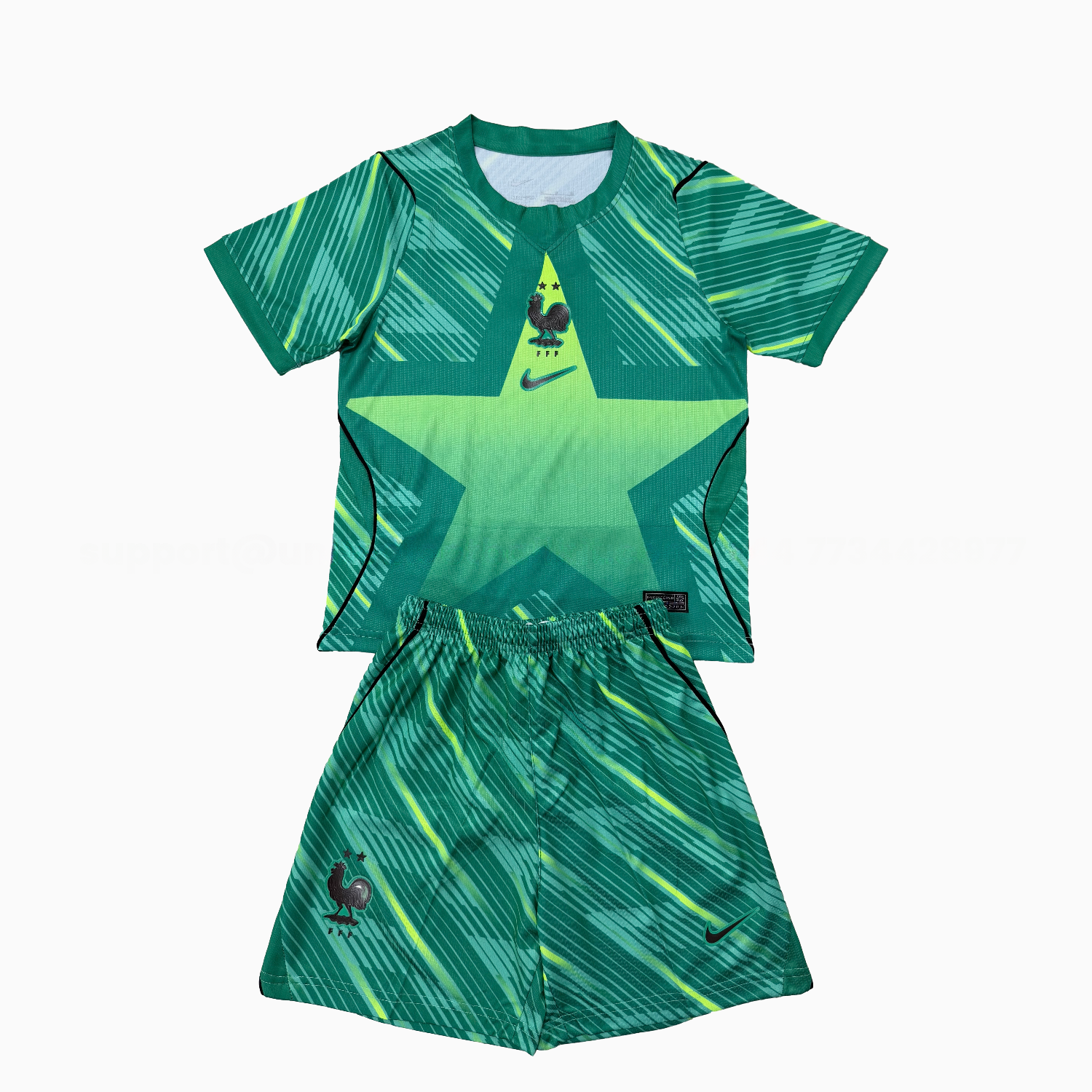 France 2026 Green Goalkeeper Men's Adult Jersey Set - Fans Version - JerseysGala