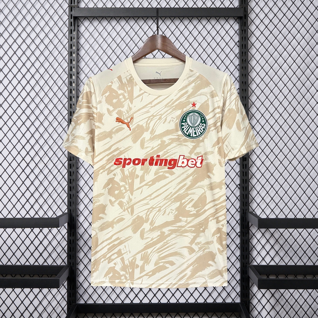 Palmeiras 26-27 Off-White Goalkeeper Jersey - Fans Version - JerseysGala