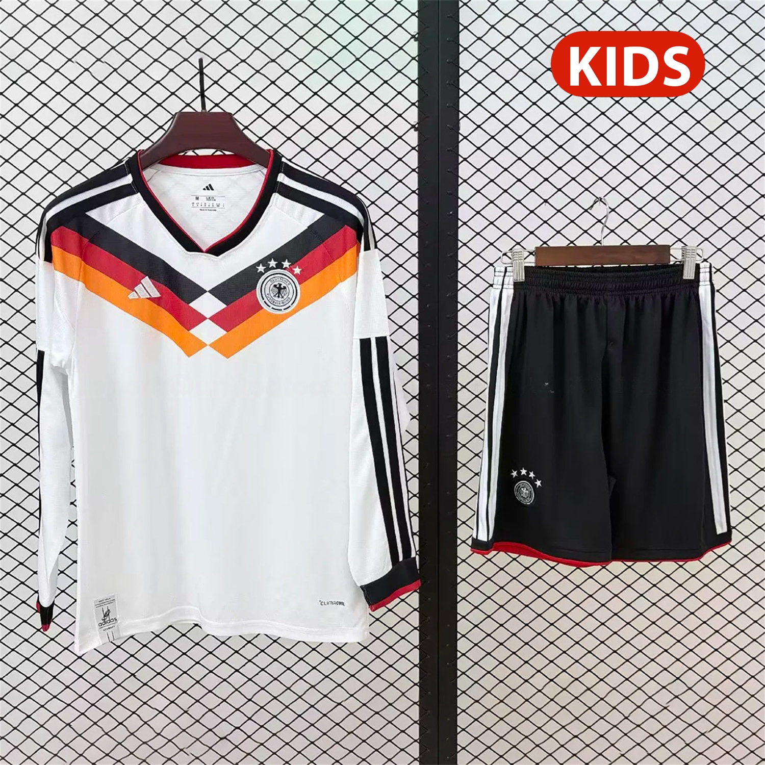 Germany 2026 Home Long Sleeves Kids Kit - Fans Version - JerseysGala