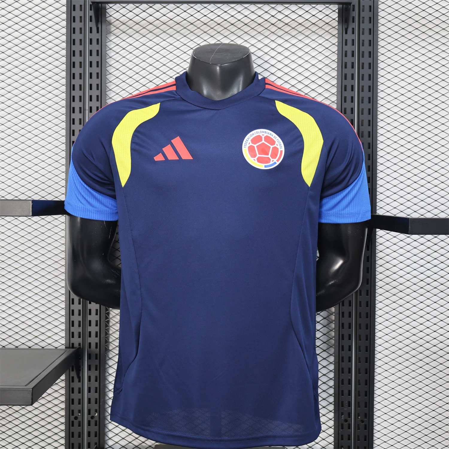Colombia 2026 Dark Blue Pre-Match Training Jersey - Player Version - JerseysGala