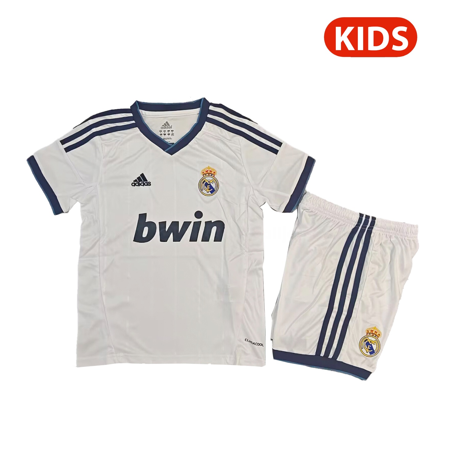 Retro Real Madrid 2012-13 Home Kids Kit - JerseysGala