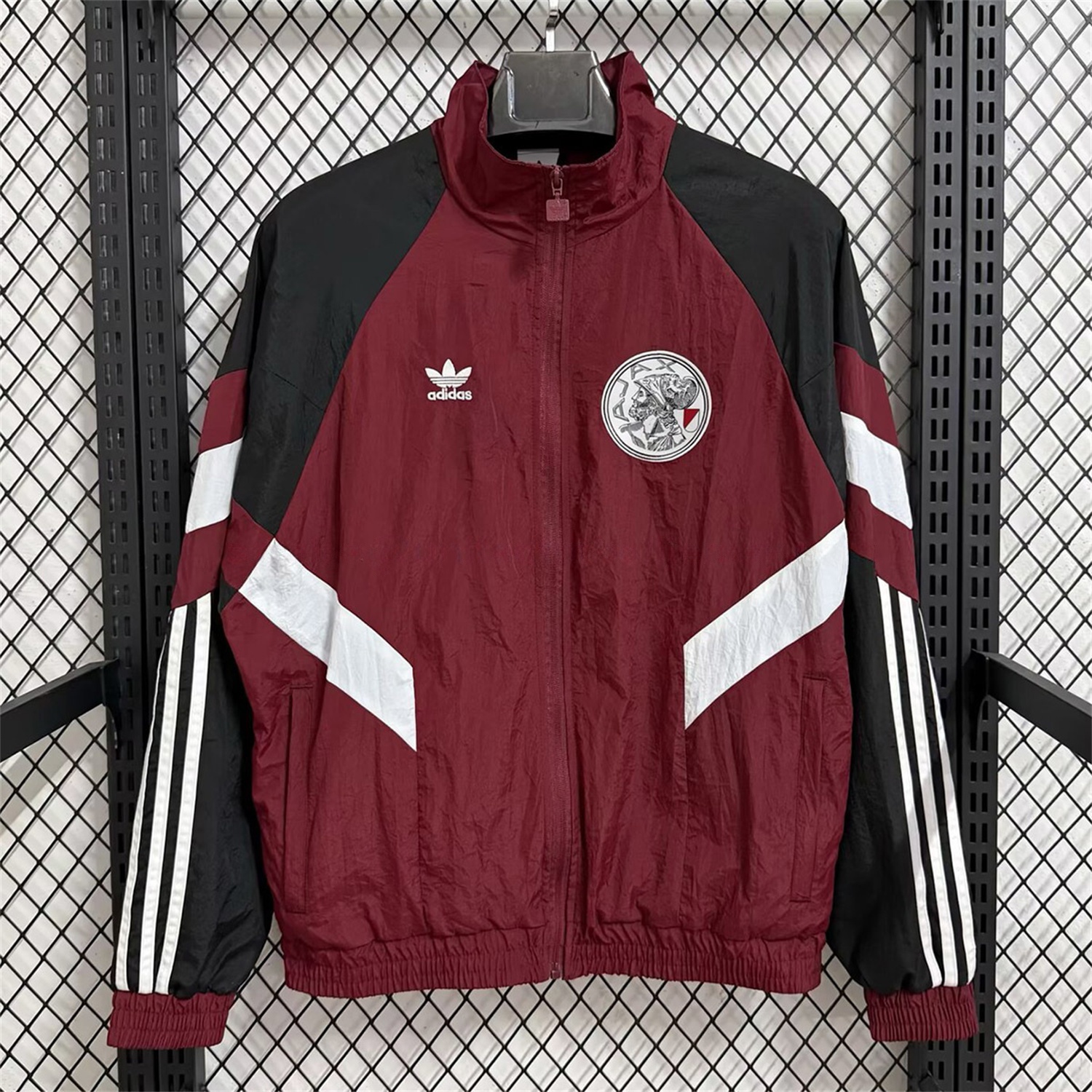 Ajax 25-26 Training Windbreaker Jacket - Wine Red - JerseysGala