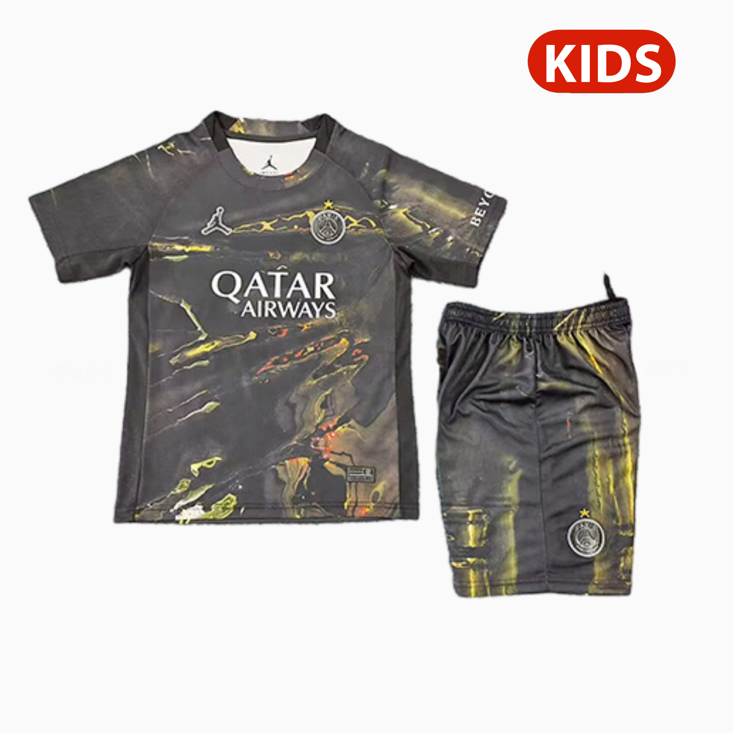 Paris Saint-Germain PSG 25-26 Night Version Fifth Kids Kit - JerseysGala