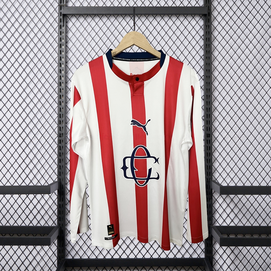 Chivas de Guadalajara 120th Anniversary Long Sleeve Jersey - Fans Version - JerseysGala
