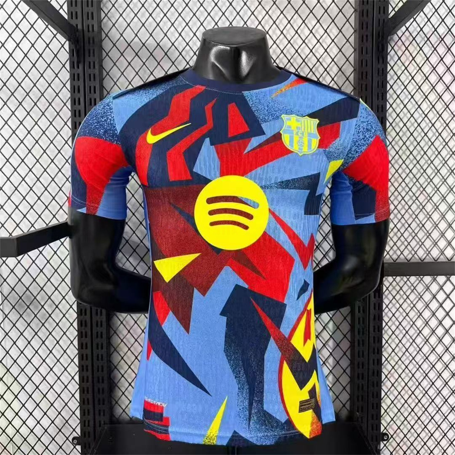 Barcelona 25-26 Mottled Colors Pre-Match Jersey - Player Version - JerseysGala