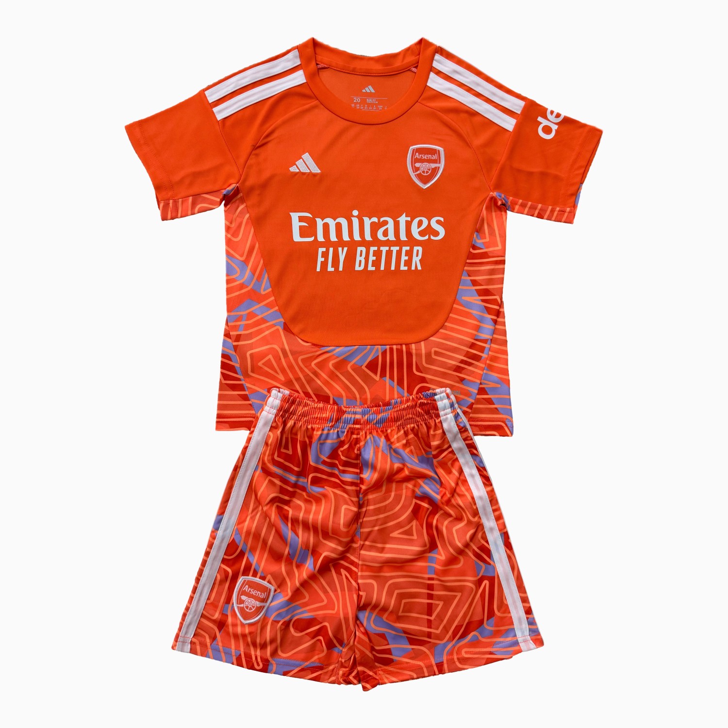 Arsenal 26-27 Orange Goalkeeper Men's Adult Jersey Set - Fans Version - JerseysGala
