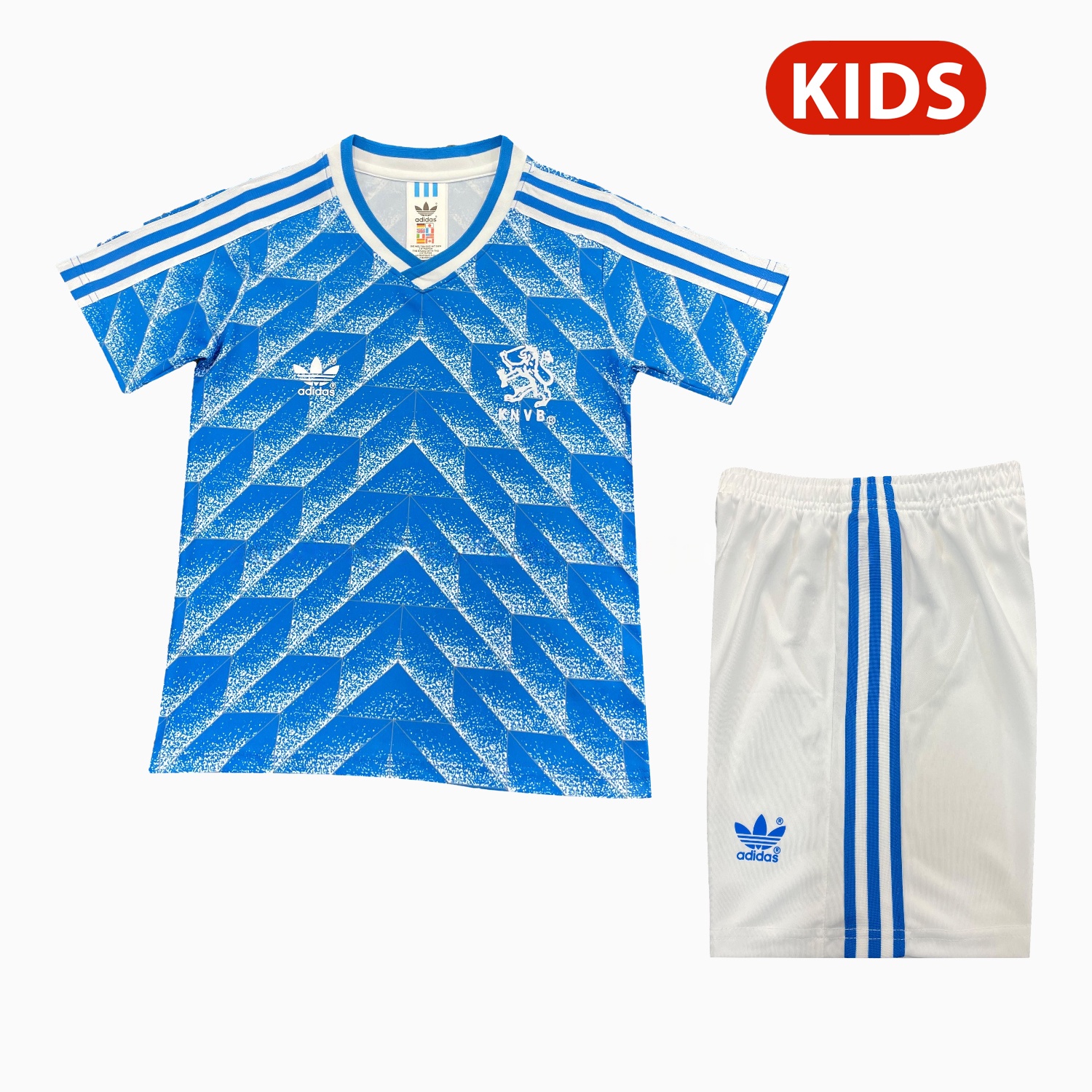 Retro Netherlands 1988 Away Kids Kit - JerseysGala