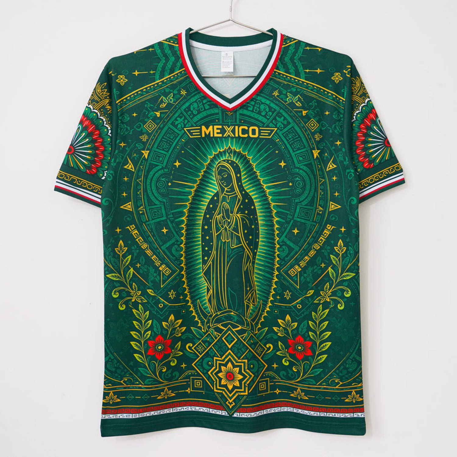 Mexico 2026 Green Gold Special Jersey - Fans Version - JerseysGala