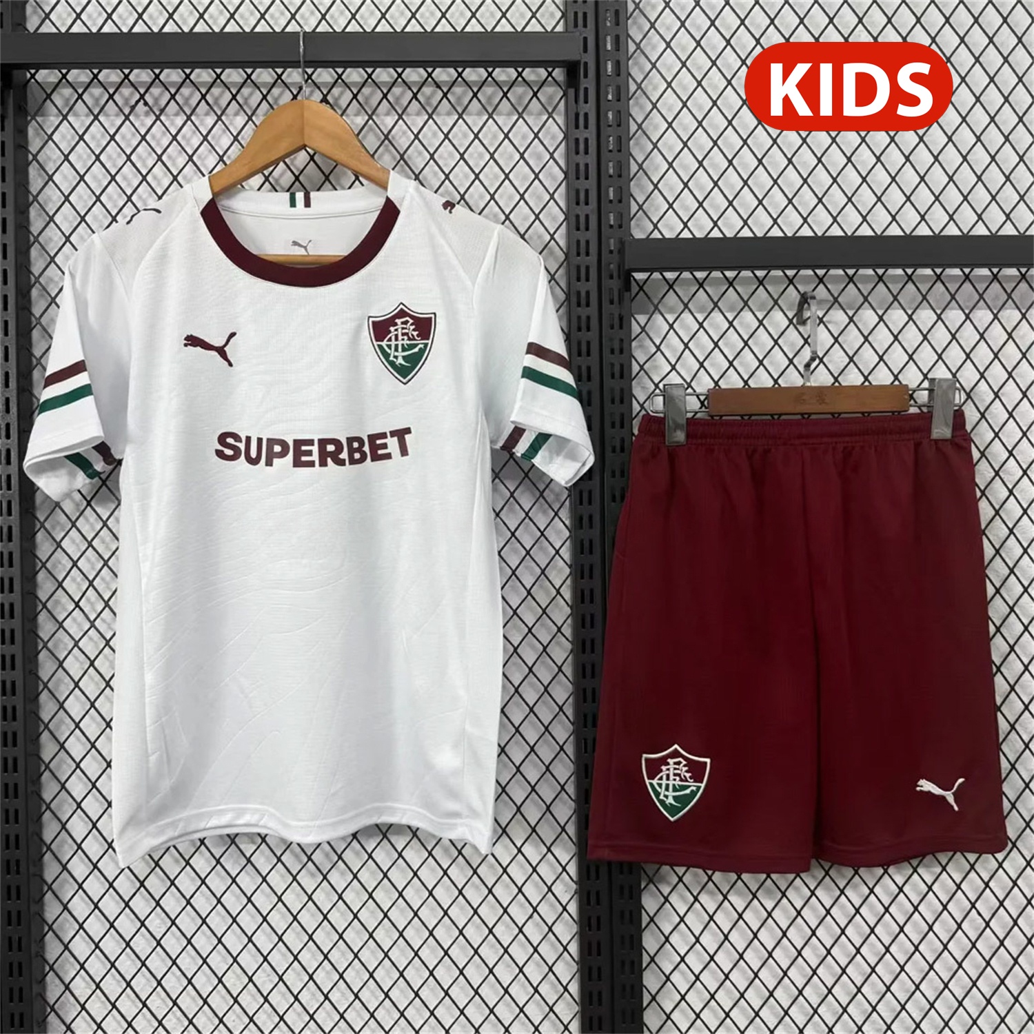 Fluminense 26-27 Away Kids Kit - JerseysGala