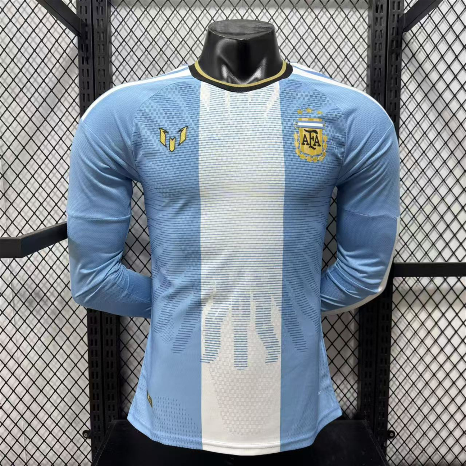 Argentina 2026 Messi Last Match Long Sleeves Special Jersey - Player Version - JerseysGala