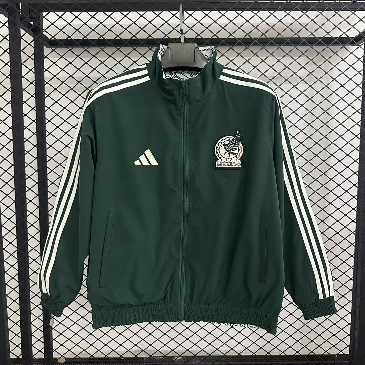 Mexico 25-26 Windbreaker Jacket - Dark Green - JerseysGala
