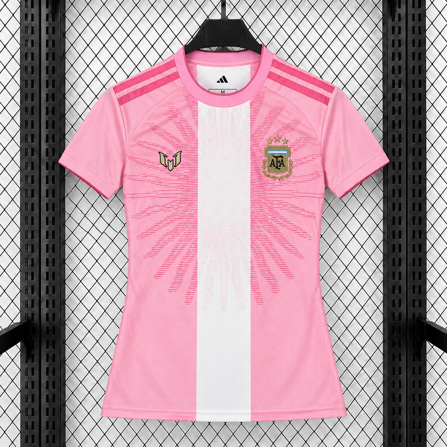 Women's Argentina 2026 MESSI Tribute Pink Jersey - Fans Version - JerseysGala