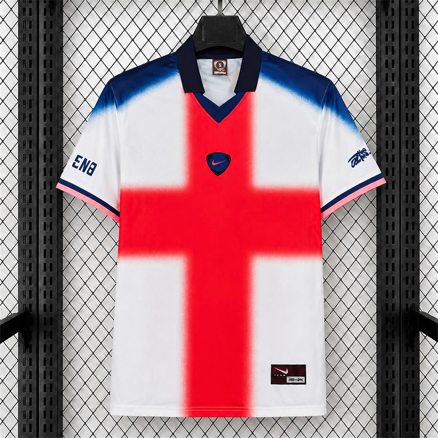England 2026 T90 White Retro Style Jersey - Fans Version - JerseysGala