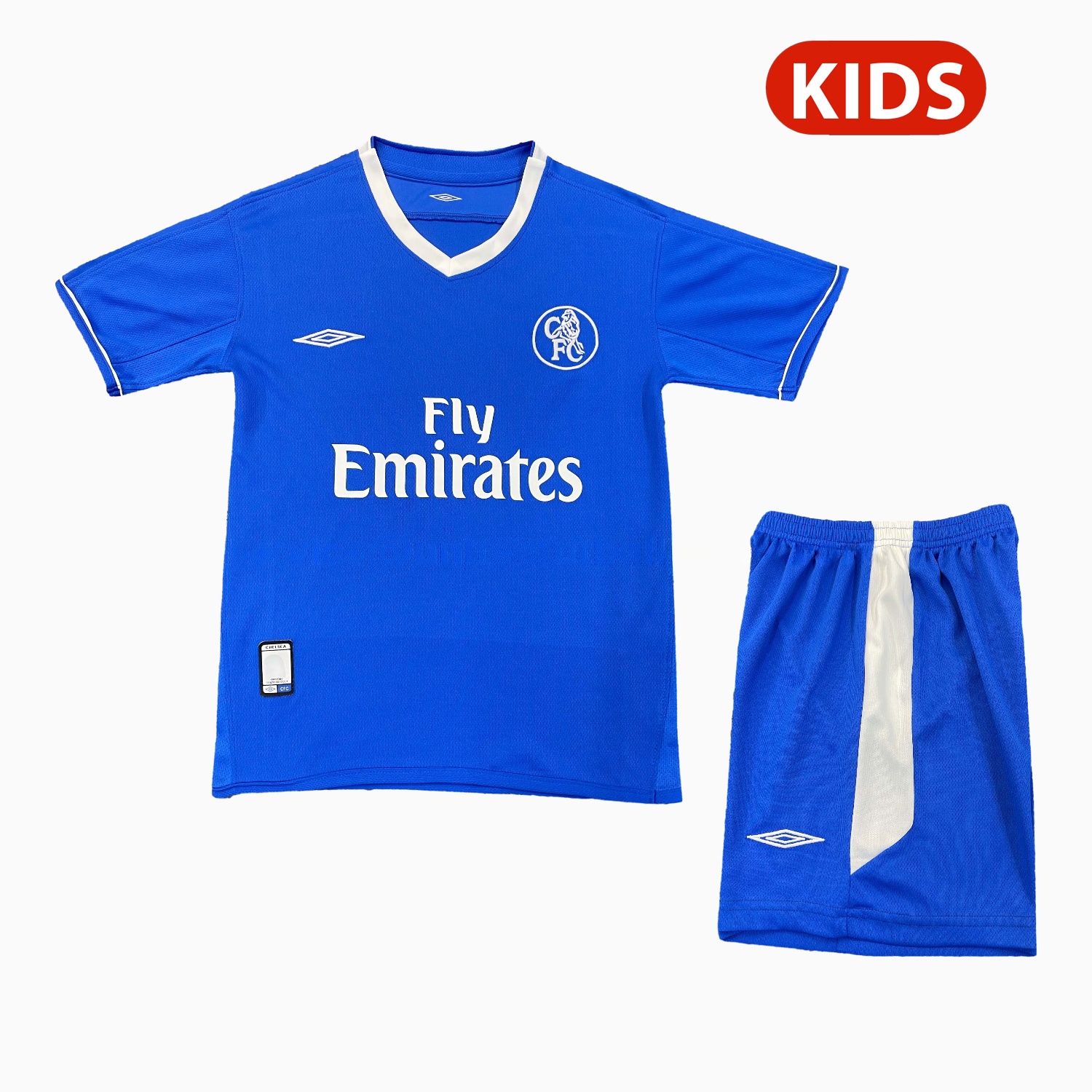 Retro C.H.E.L.S.E.A 2003-05 Home Kids Kit - JerseysGala