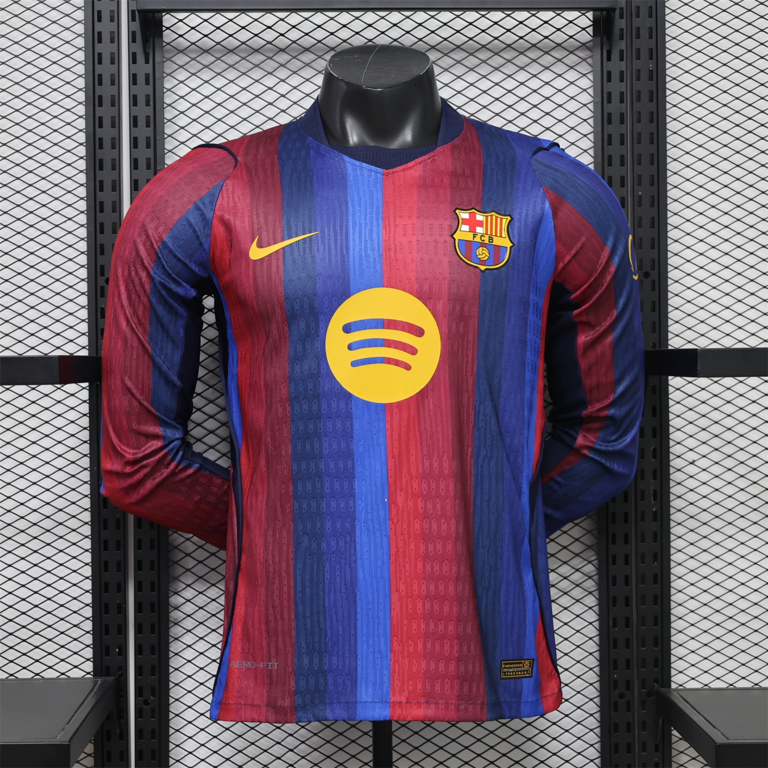 Barcelona 26-27 Home Long Sleeves Jersey - Player Version - JerseysGala