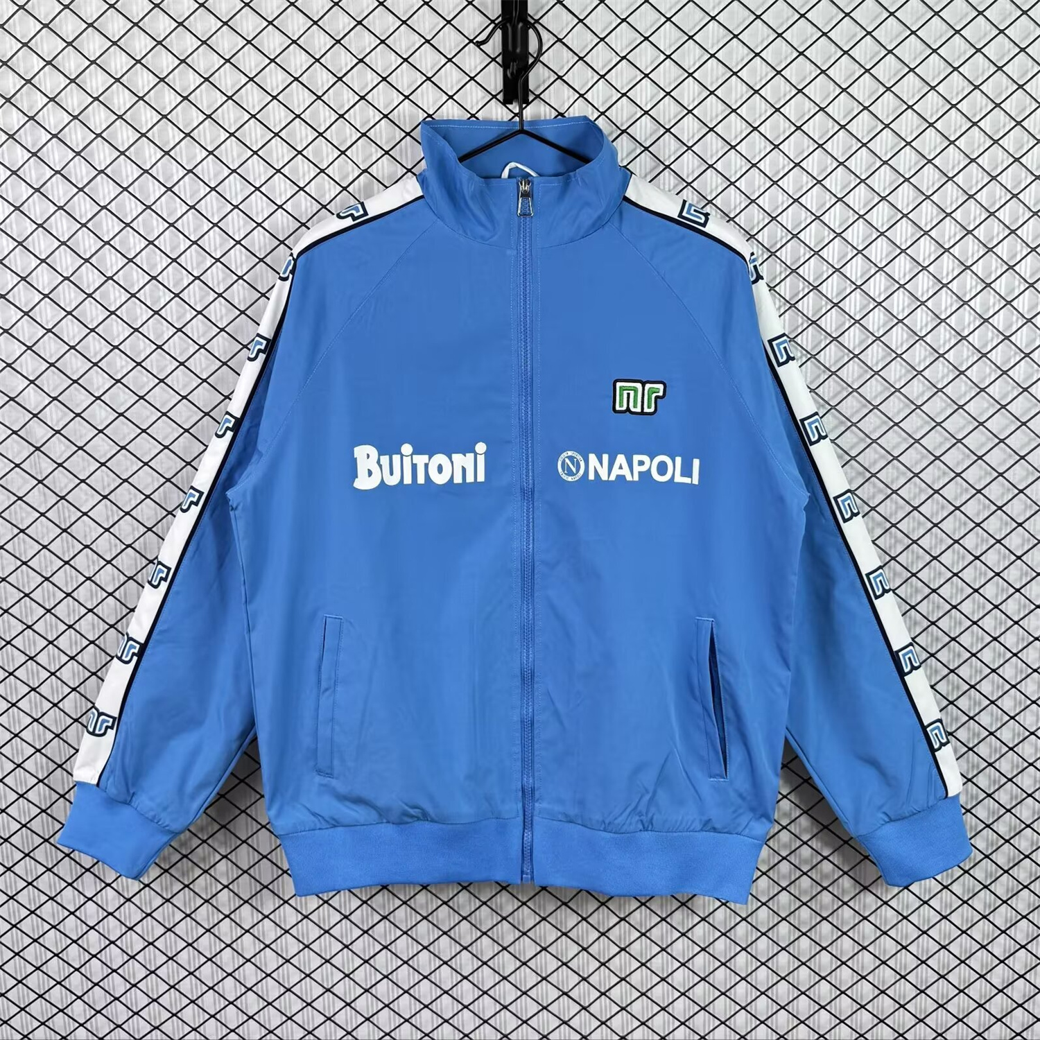 Retro Napoli 1987-88 Blue Windbreaker - JerseysGala