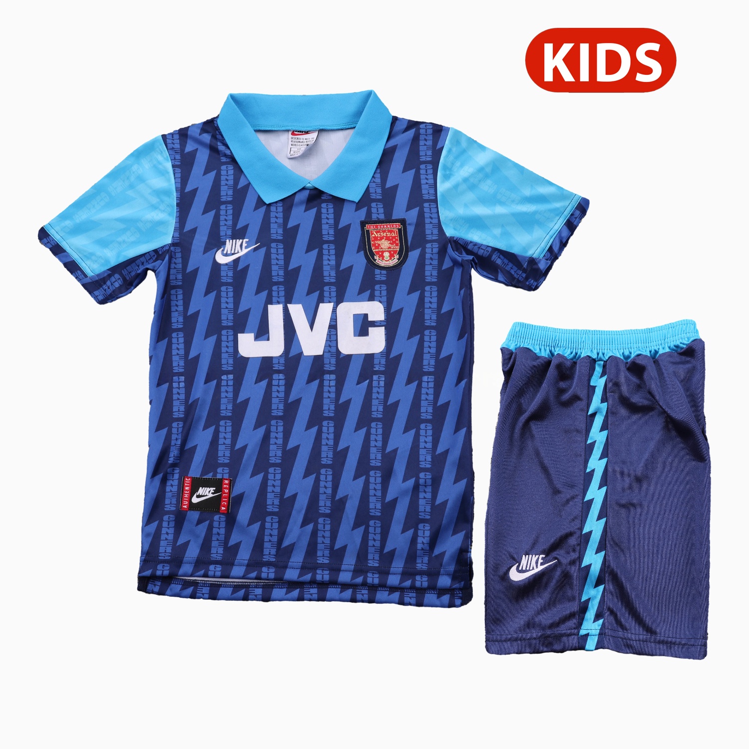 Retro Arsenal 1994-95 Away Kids Kit - JerseysGala