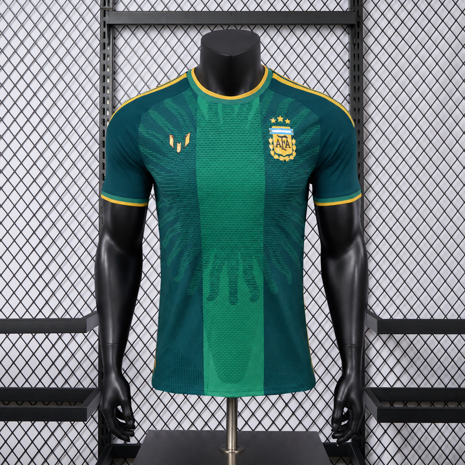 Argentina 2026 Messi Last Match Anniversary Green Goalkeeper Jersey - Player Version - JerseysGala