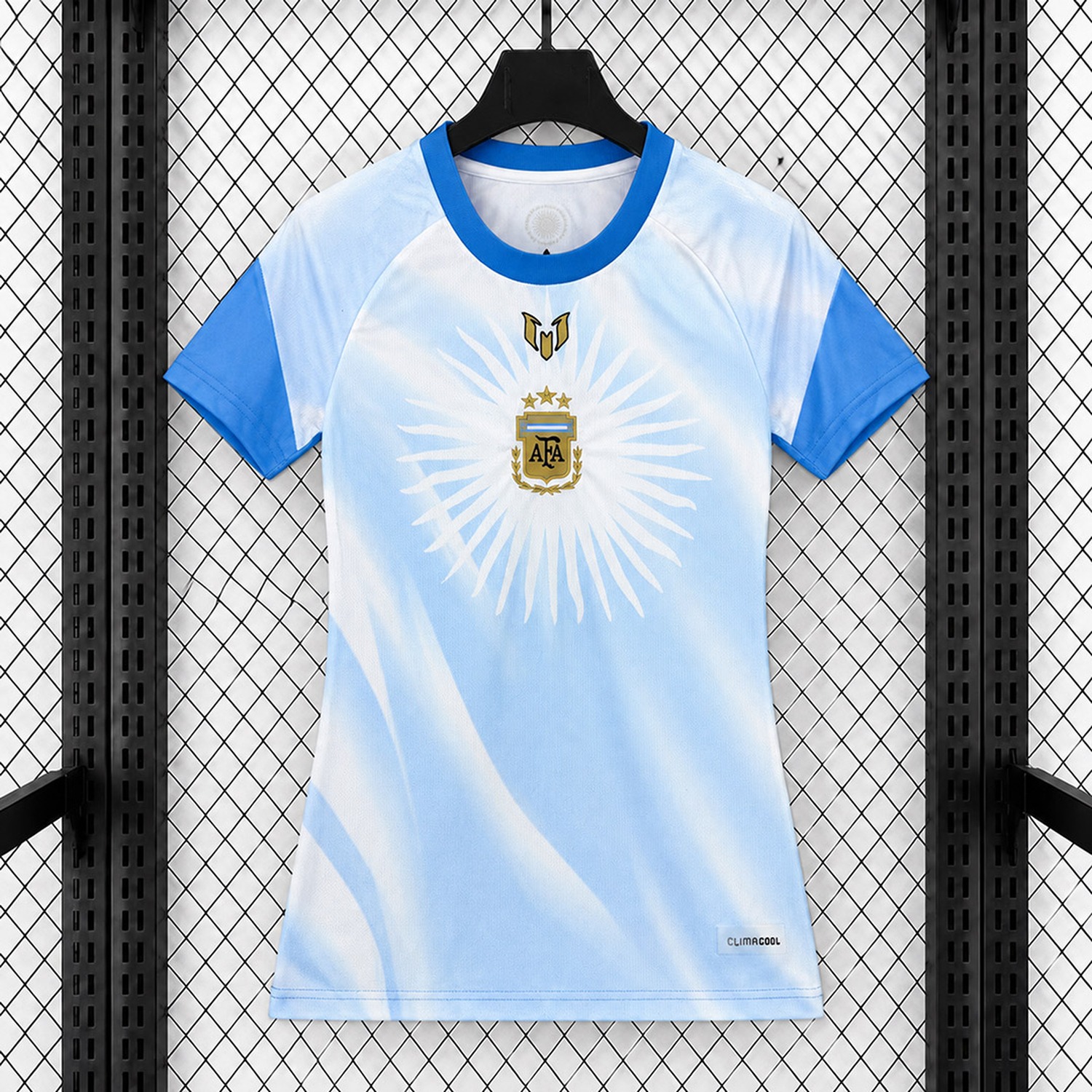 Women's Argentina 2026 Messi Tribute Blue White Pre-Match Training Jersey - Fans Version - JerseysGala