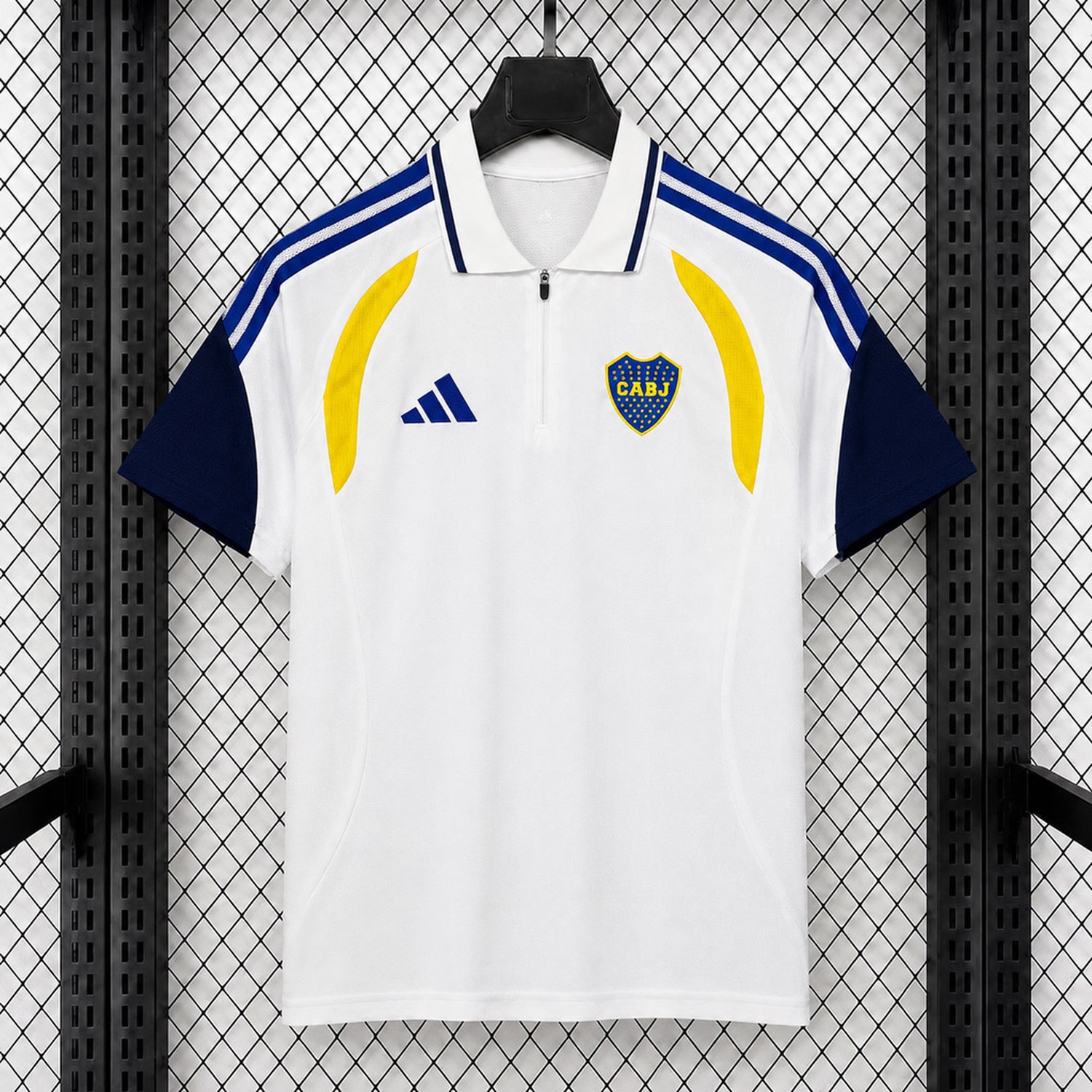 Boca Juniors 26-27 White Polo Jersey - Fans Version - JerseysGala