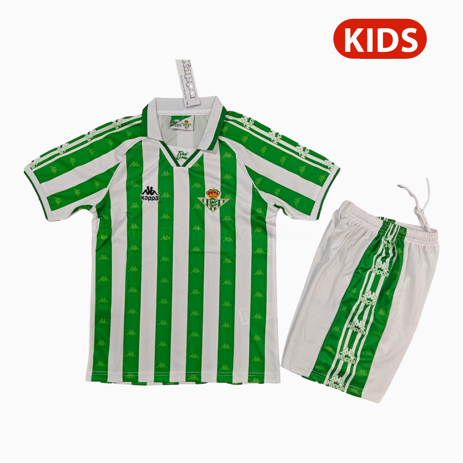 Retro Real Betis 1995-97 Home Kids Kit - JerseysGala
