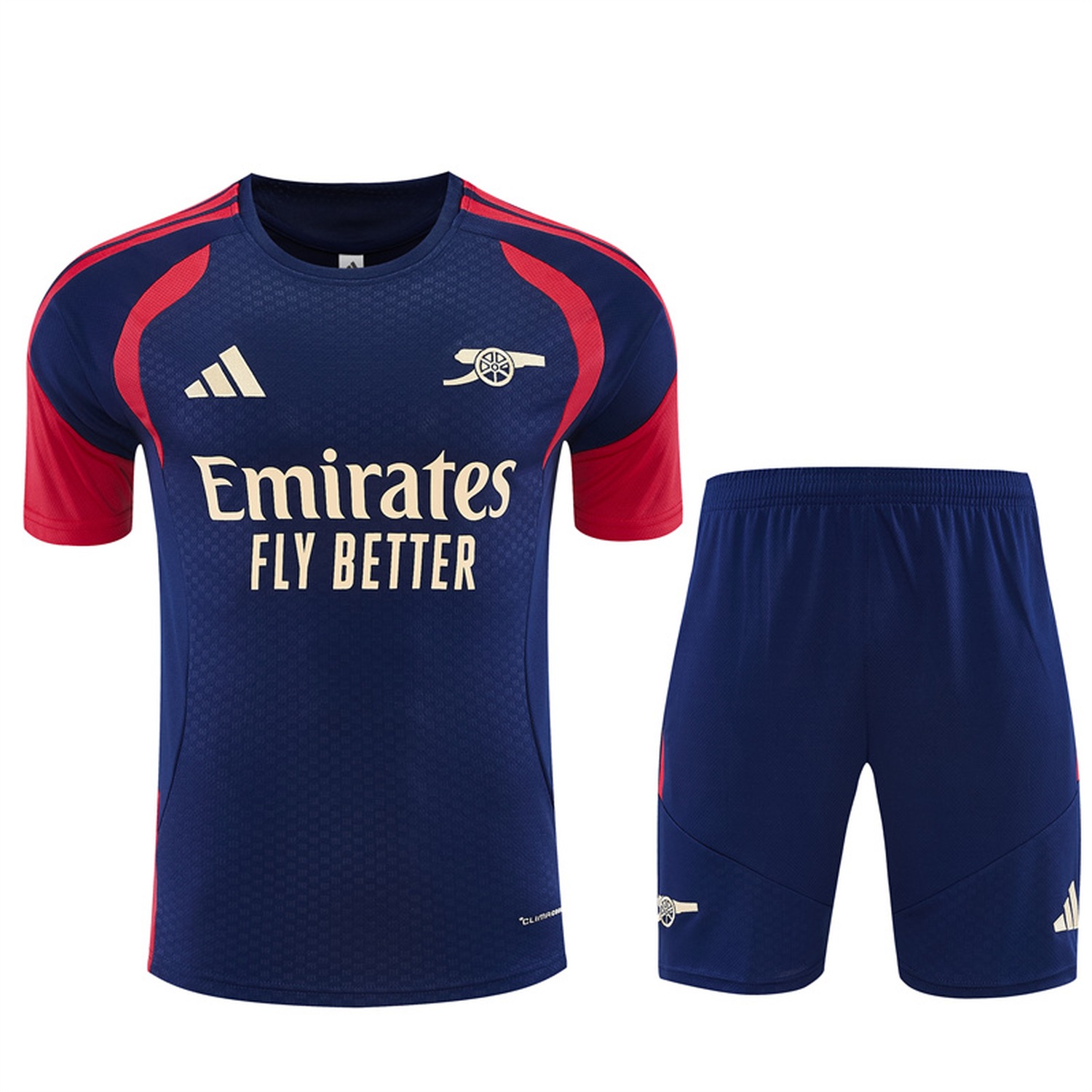 Arsenal 26-27 Kids Short-Sleeve Training Set - Royal Blue Top & Royal Blue Shorts - JerseysGala