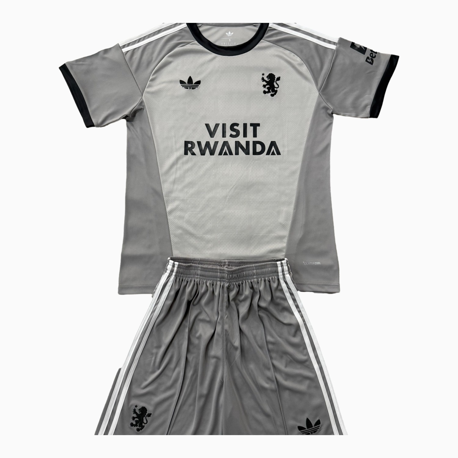 Aston Villa 26-27 Grey Goalkeeper Men's Adult Jersey Set - Fans Version - JerseysGala