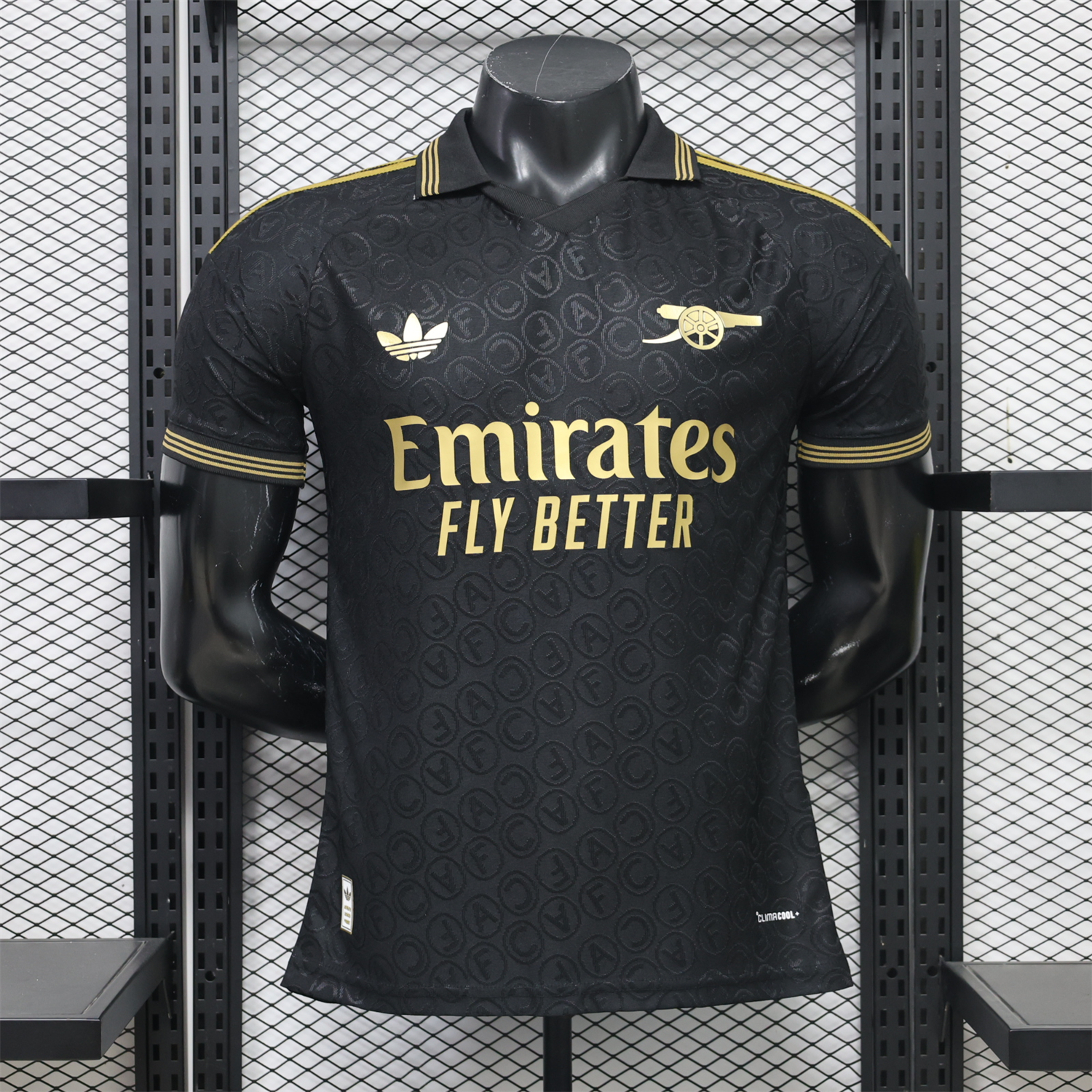 Arsenal 26-27 Originals Trefoil Black Gold Special Jersey - Player Version - JerseysGala