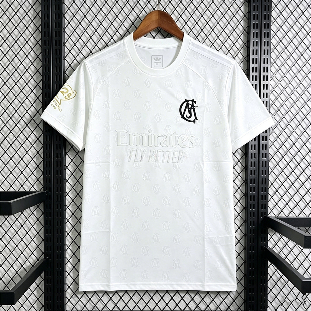 Real Madrid 26-27 125th Anniversary White With Grey Accents Special Edition Jersey - Fans Version - JerseysGala