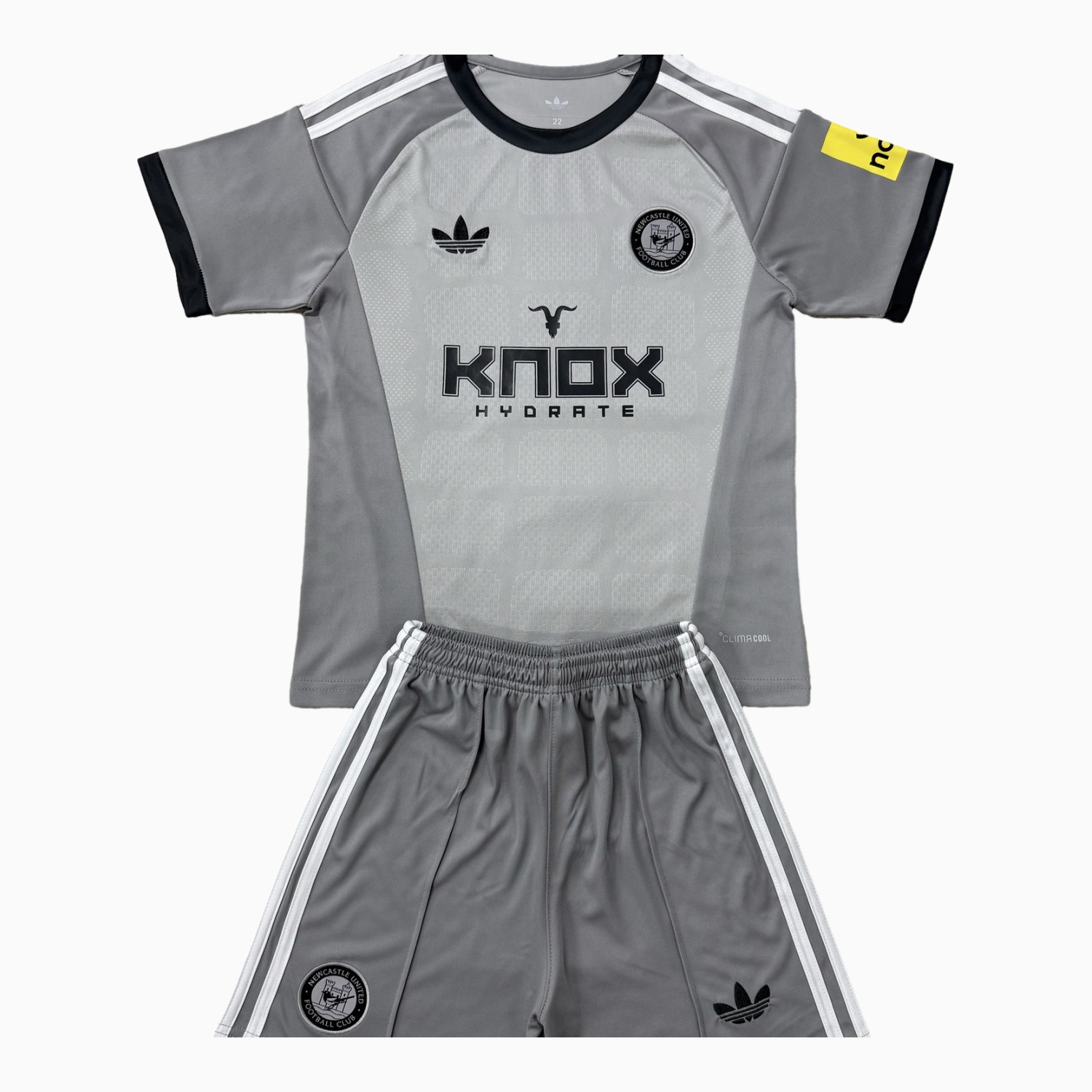 Newcastle United 26-27 Grey Goalkeeper Men's Adult Jersey Set - Fans Version - JerseysGala