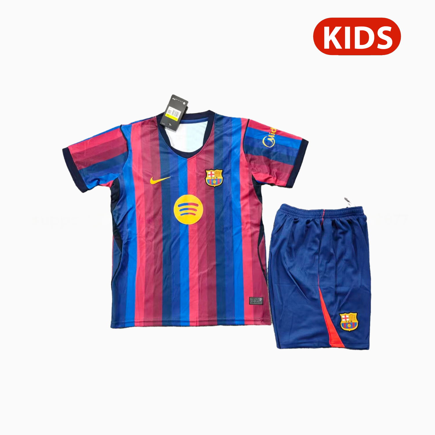 Barcelona 26-27 Home Kids Kit - JerseysGala