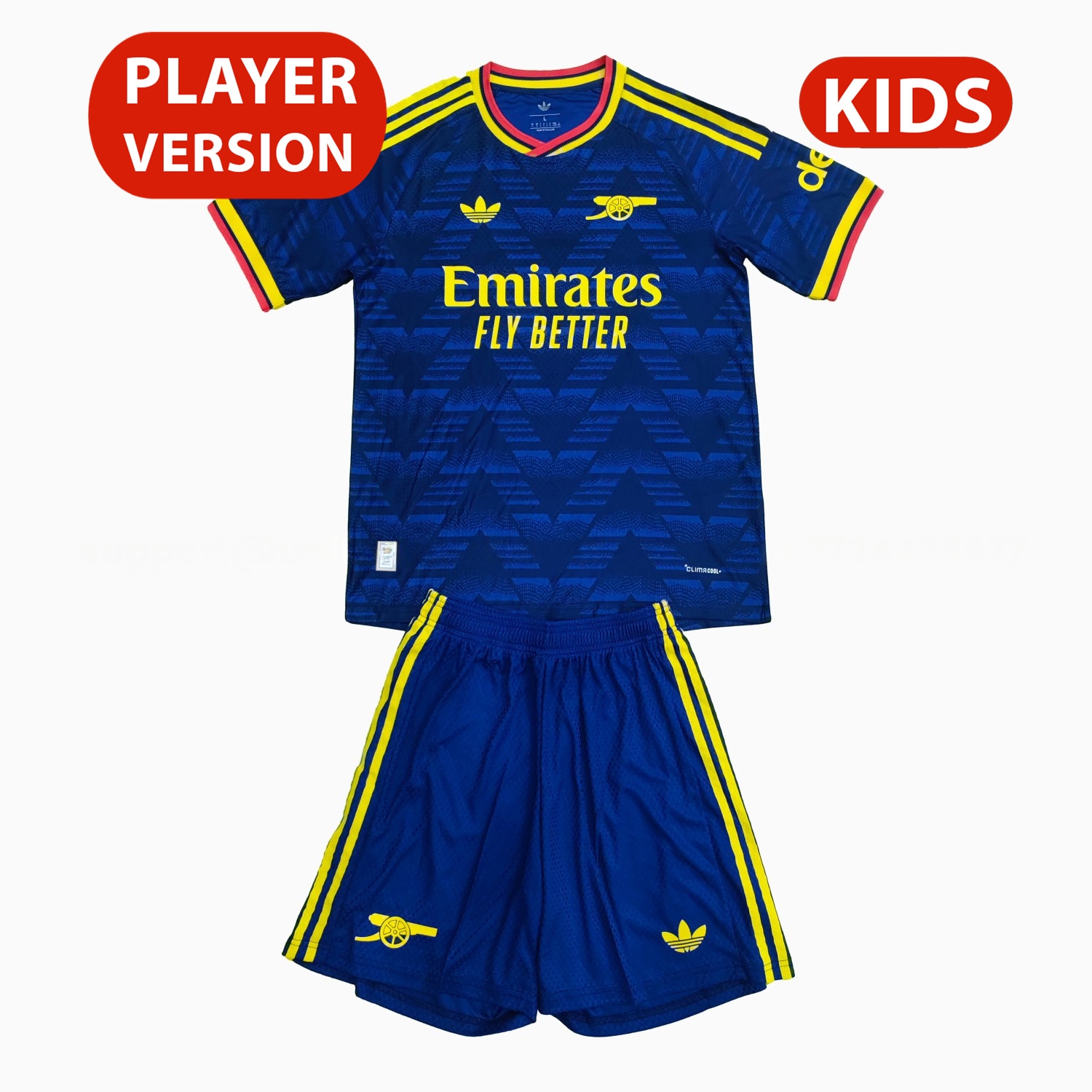 Arsenal 26-27 Away Kids Kit - Player Version - JerseysGala