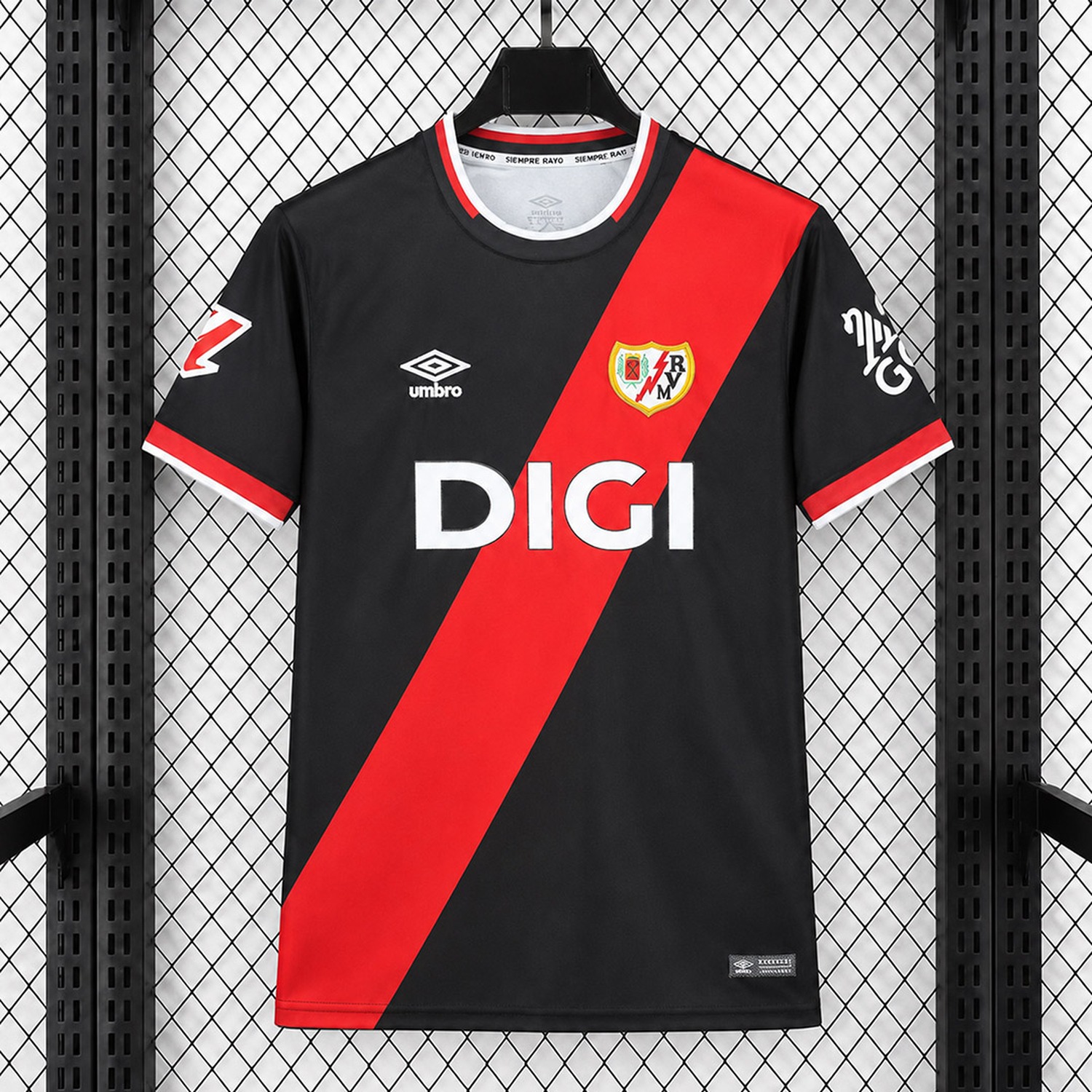 Rayo Vallecano 26-27 Black Red Goalkeeper Jersey - Fans Version - JerseysGala