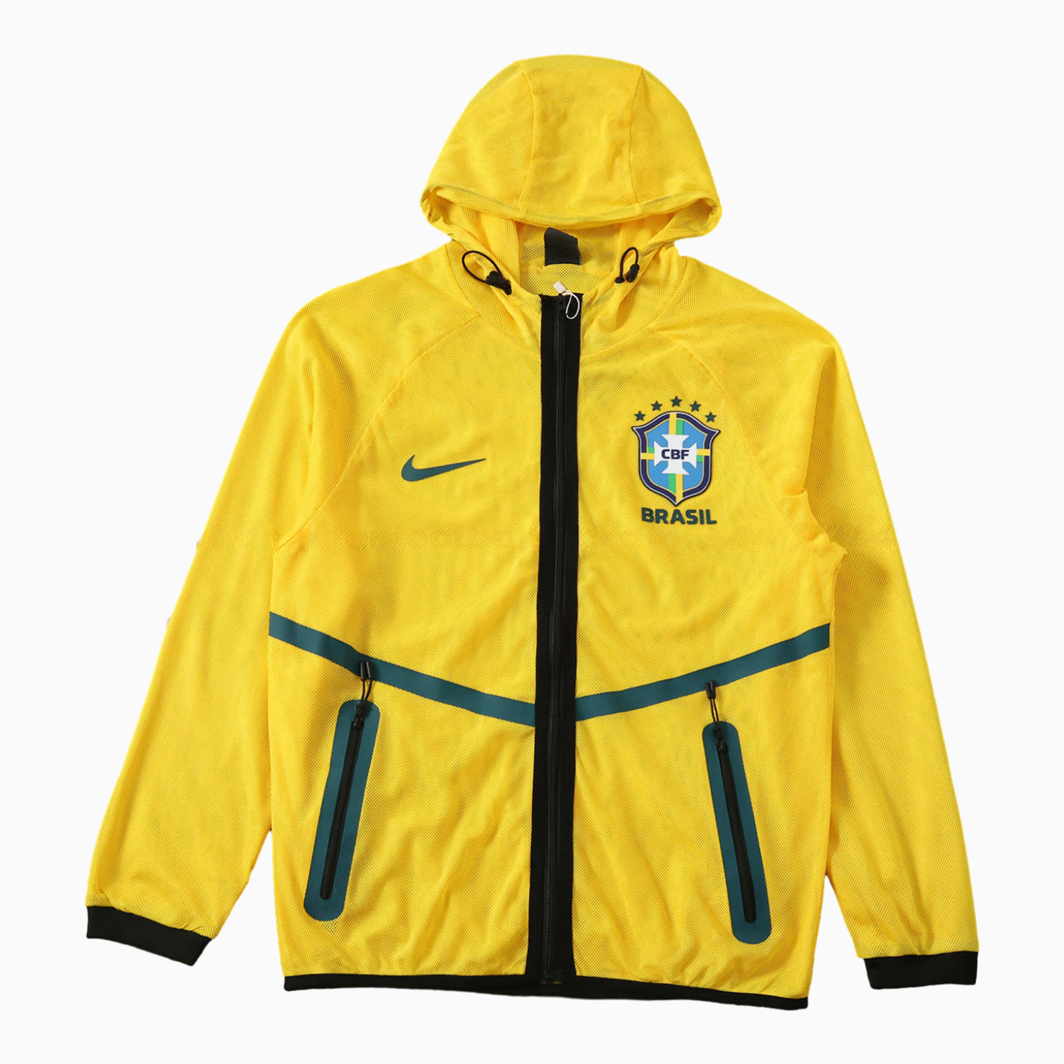Brazil 2026 World Cup Appearance Outfit Windbreaker - Yellow - JerseysGala