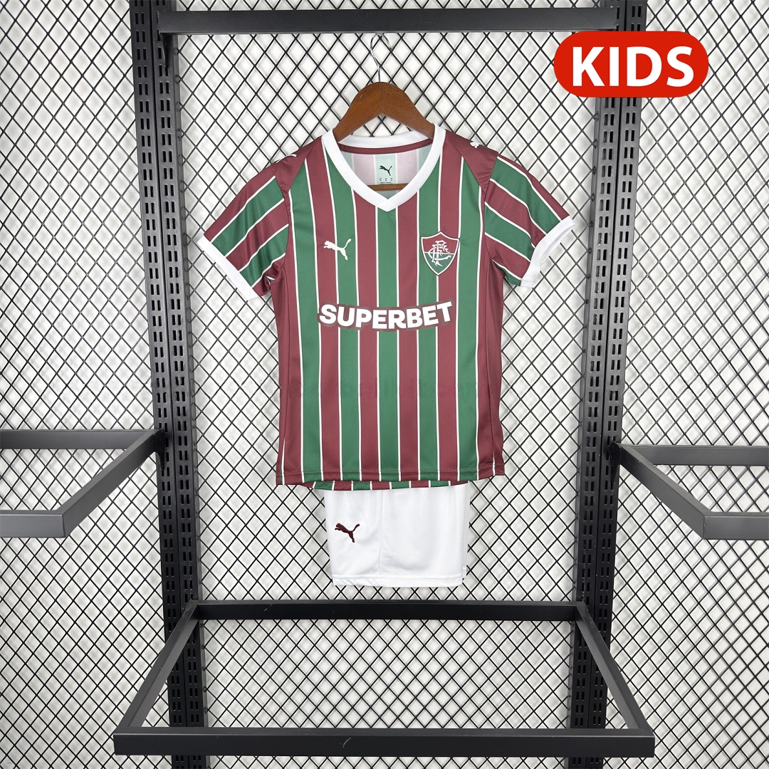 Fluminense 26-27 Home Kids Kit - JerseysGala