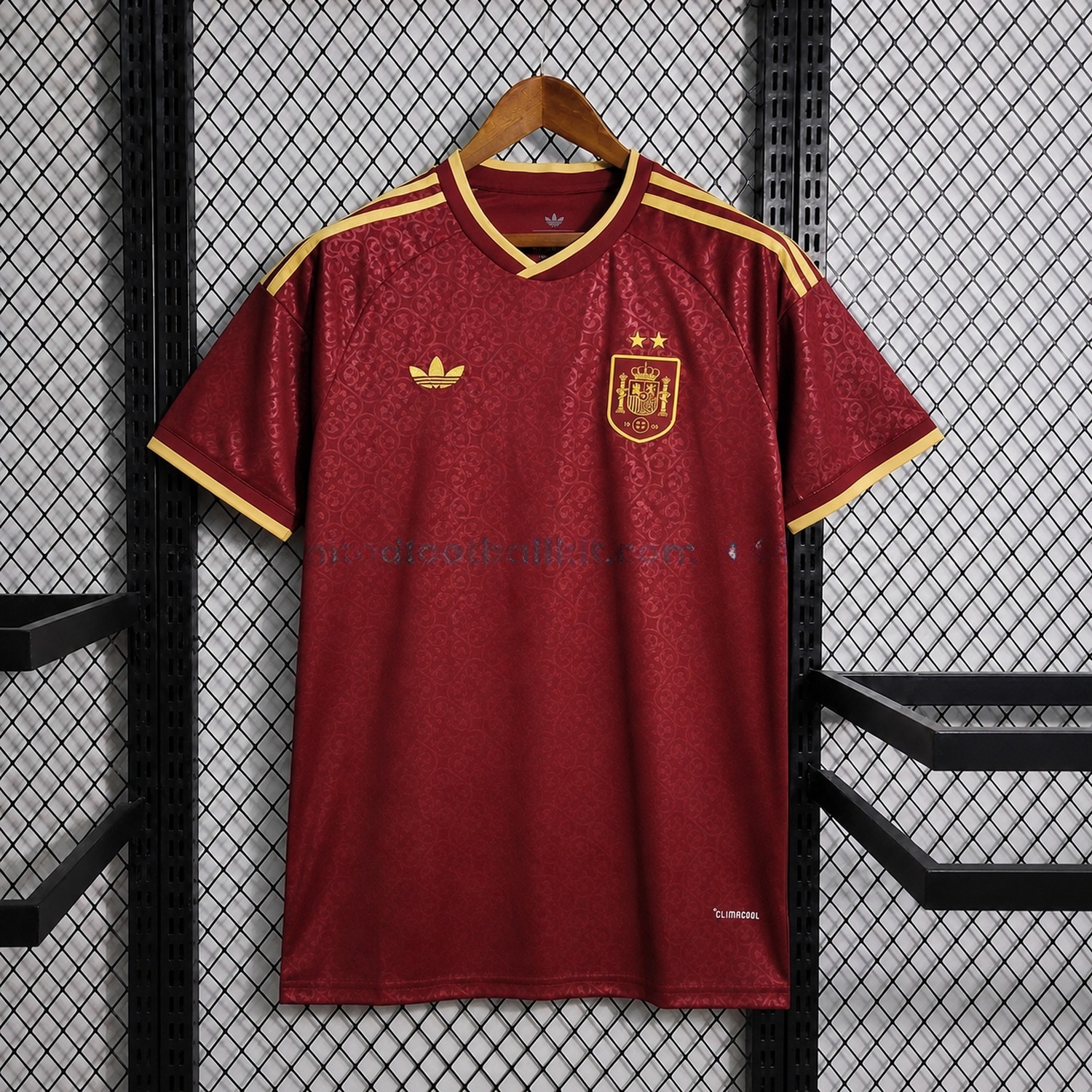 【Two-Crown Star】Spain 2026 Third Wine Red Jersey - Fans Version - JerseysGala