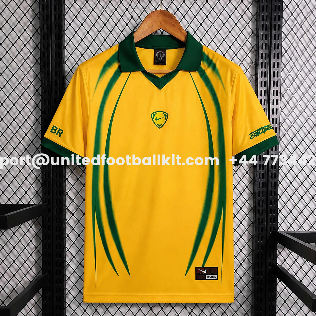 Retro Brazil 2026 x Scott Cactus Jack Total 90 Yellow Jersey - JerseysGala