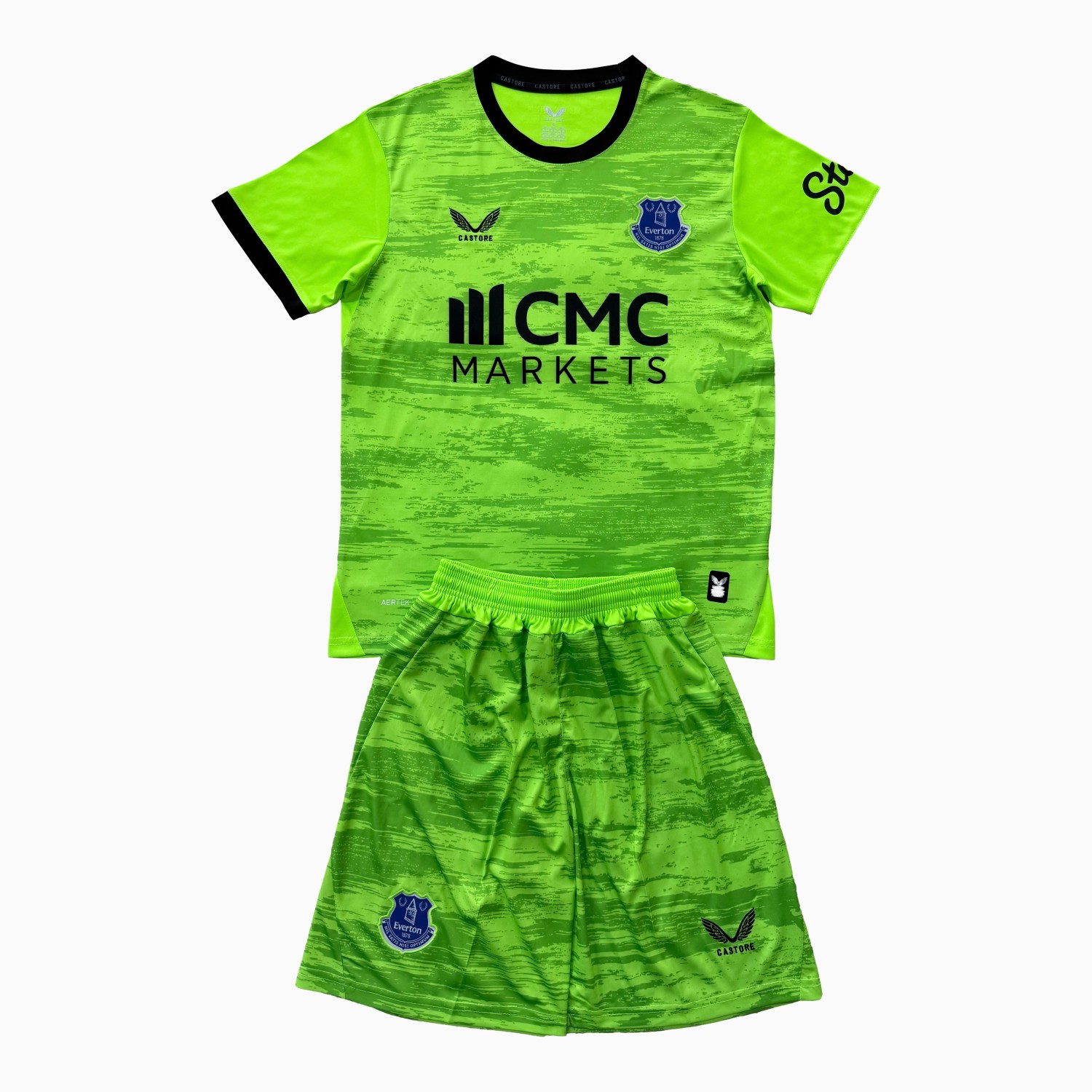 Everton 26-27 Green Goalkeeper Men's Adult Jersey Set - Fans Version - JerseysGala