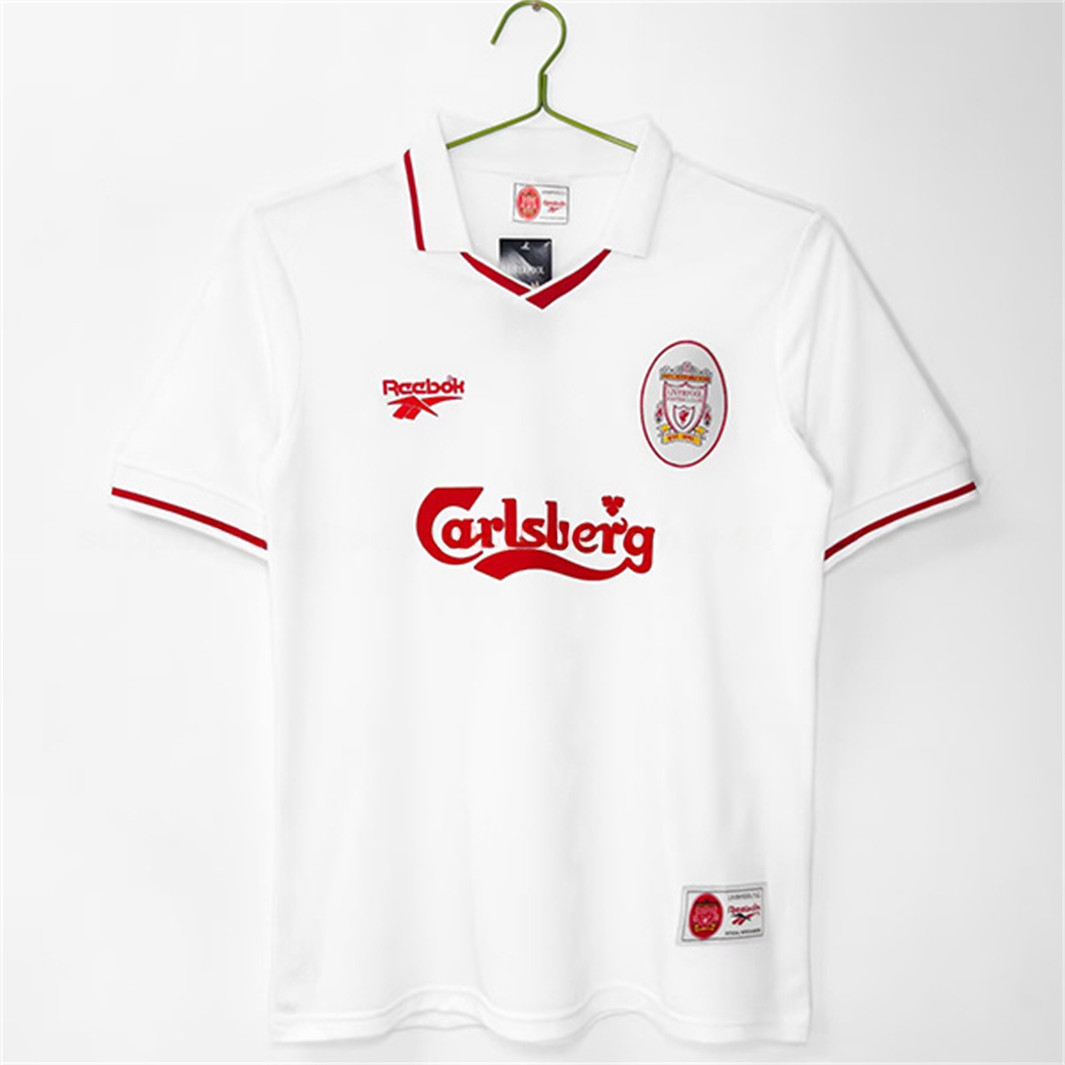 Retro Liver.pool 1996-97 Away White Jersey - JerseysGala