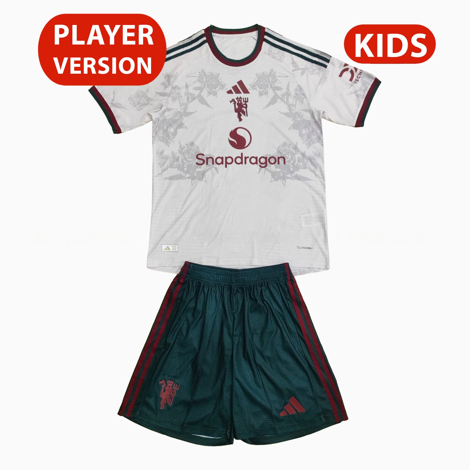 Manchester United 26-27 Champions League Special Kids Kit - Player Version - JerseysGala
